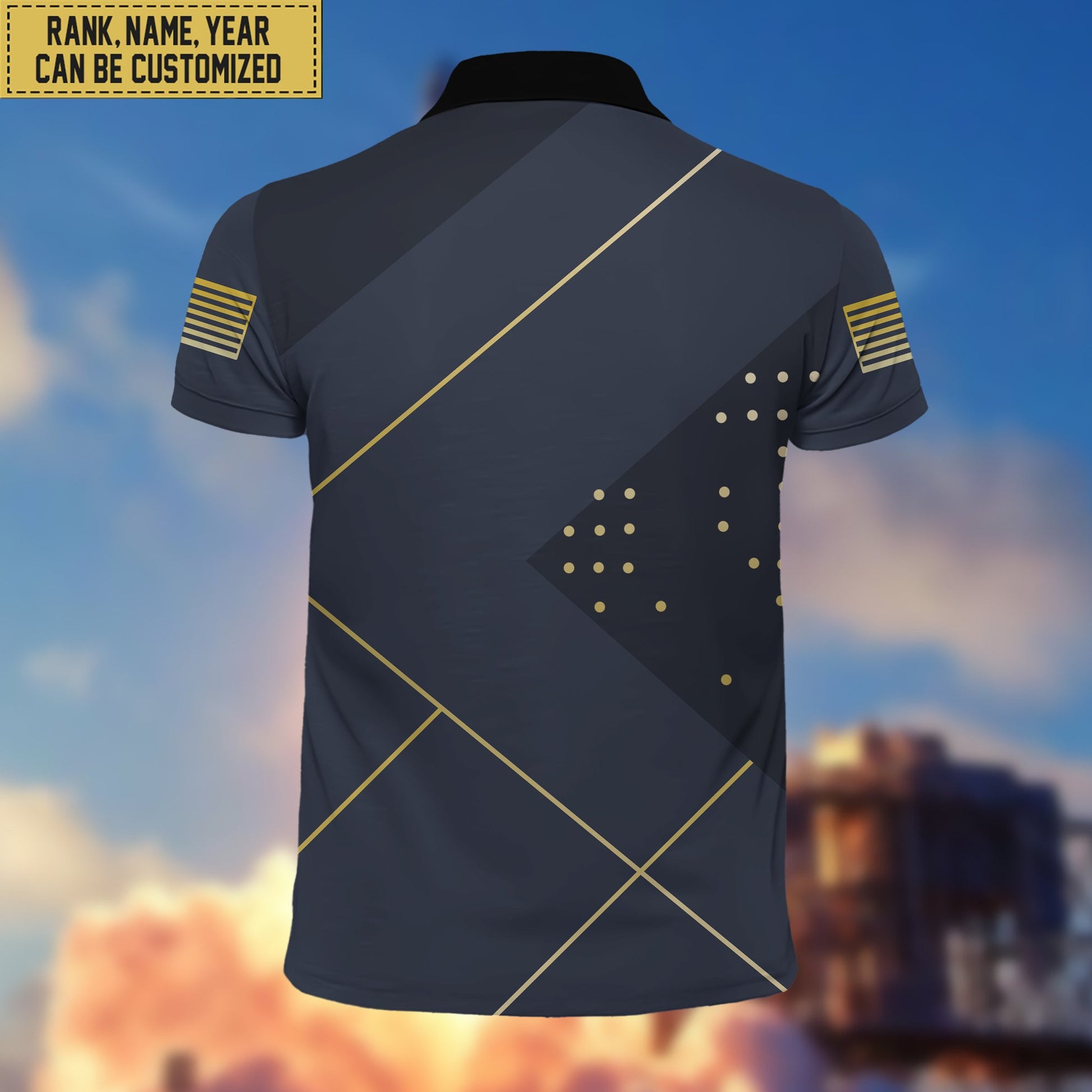 Premium Custom Name, Rank Vietnam Veteran Polo Shirt, Gifts for Vietnam Veteran VPVC202006