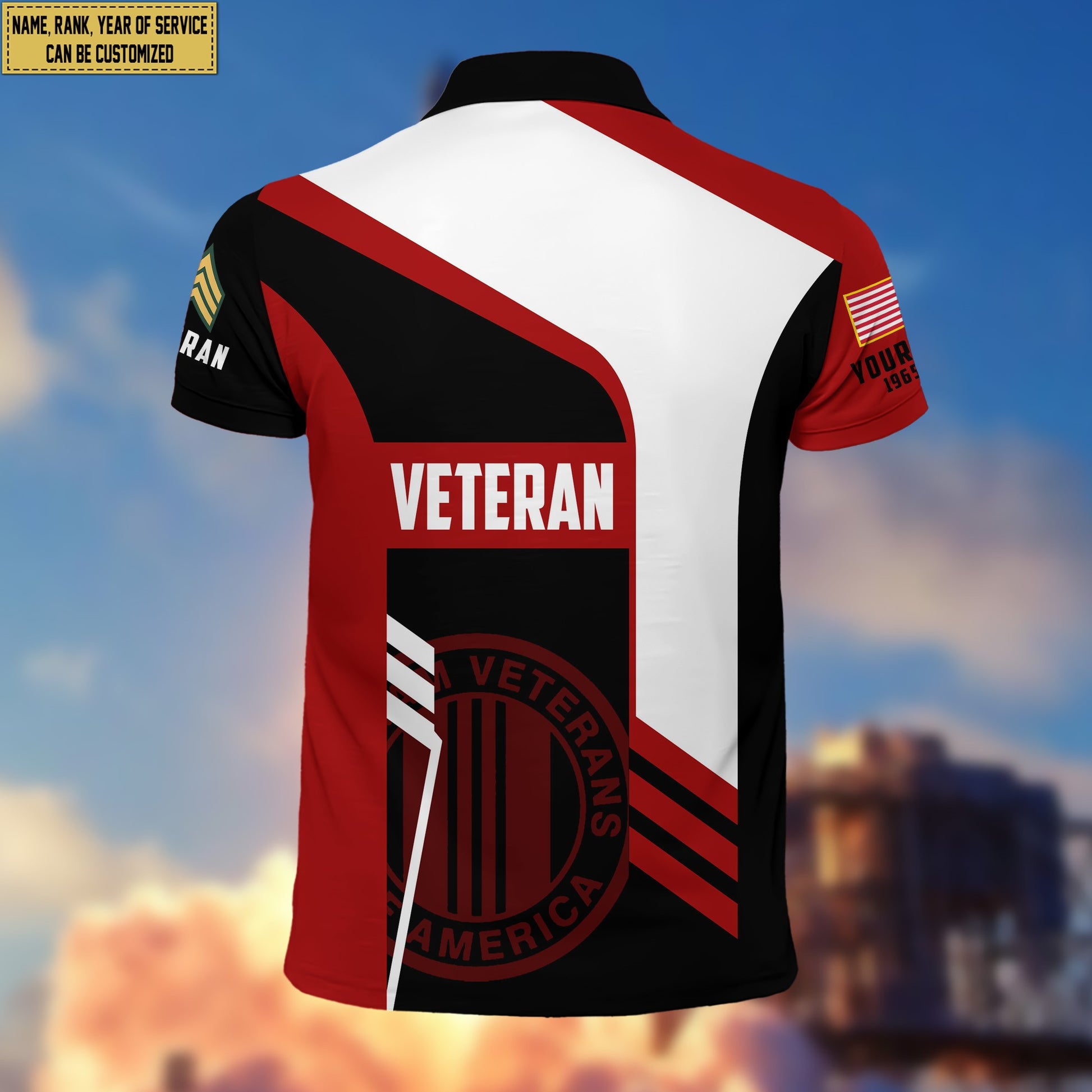 Unique Custom Vietnam Veteran Polo Shirt, Custom Name, Rank, Gifts for Vietnam Veteran, Veterans Day, Father's Day VPVC203906