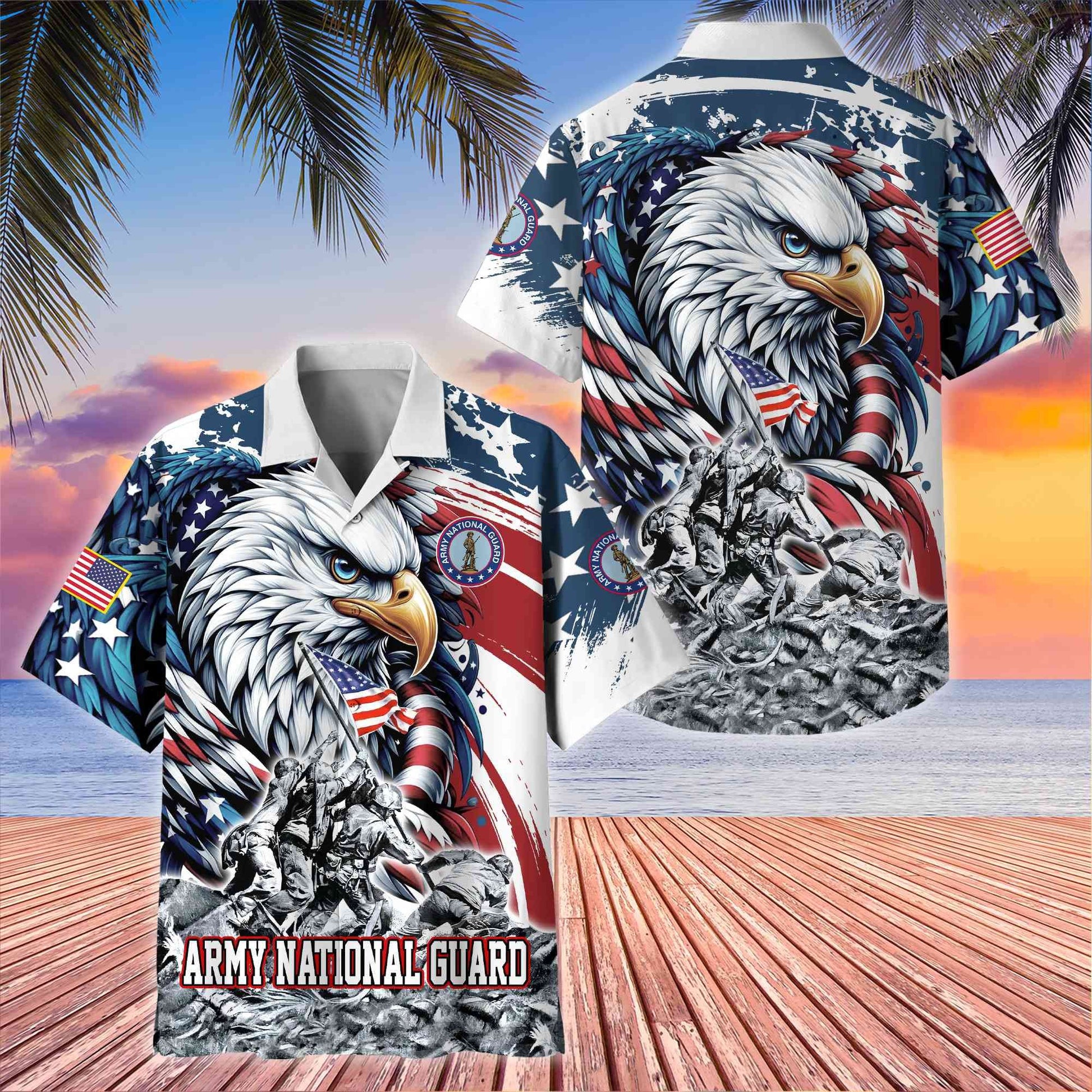 Premium US Veterans Hawaii Shirt, Gifts For Dad, For Husband Veteran BPVC170701