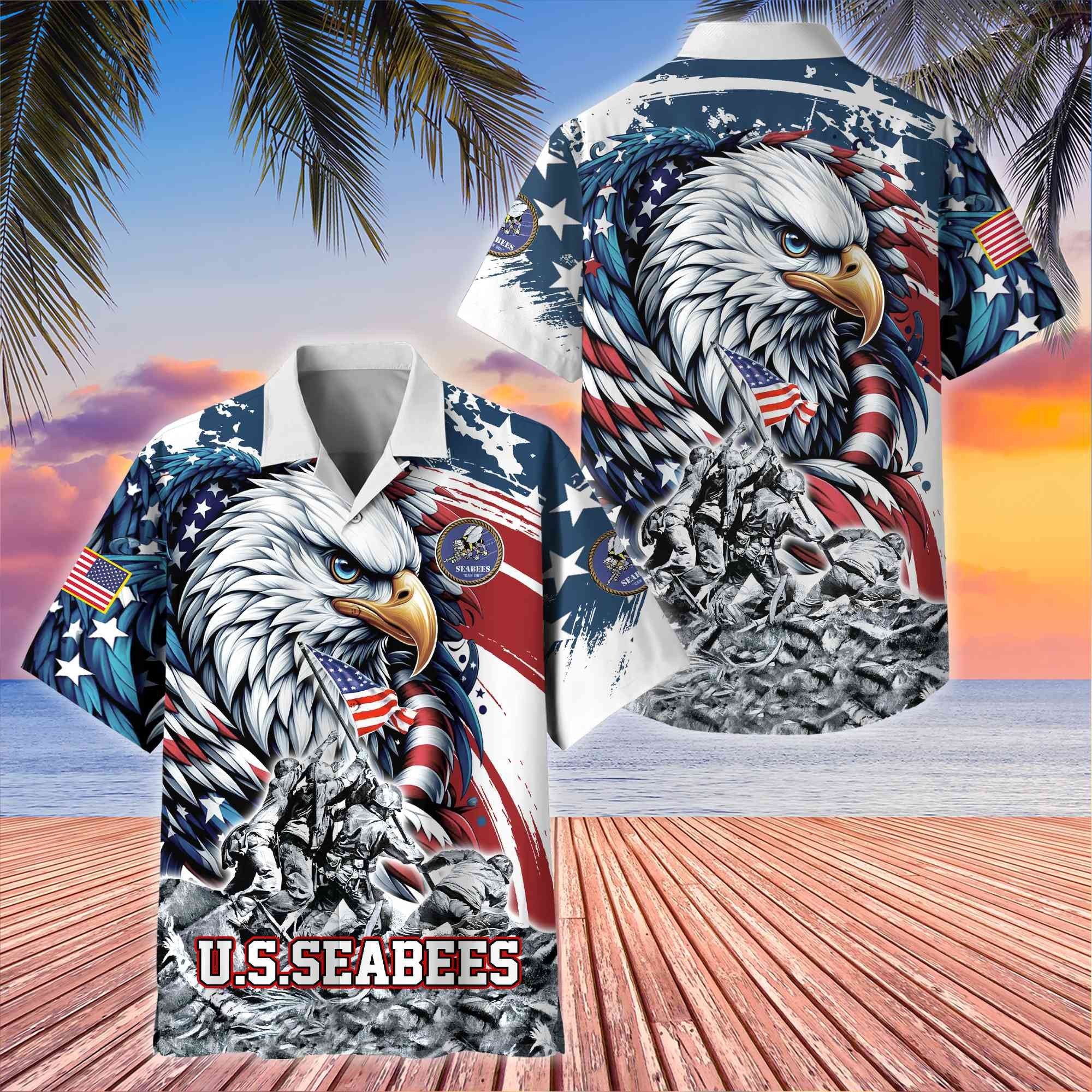Premium US Veterans Hawaii Shirt, Gifts For Dad, For Husband Veteran BPVC170701
