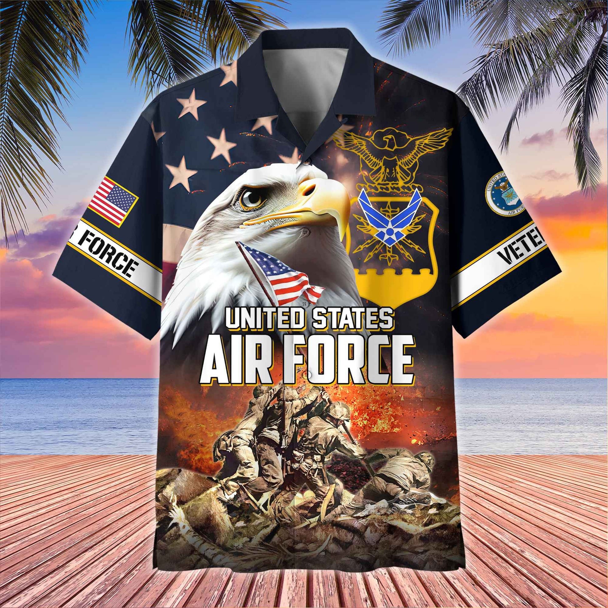 Premium Honoring All Who Served US Veterans Hawaii Shirt, Gifts For Independence Day, Father's Day, Veterans Day, Gifts For Dad, Gifts For Husband Veteran BPVC180701