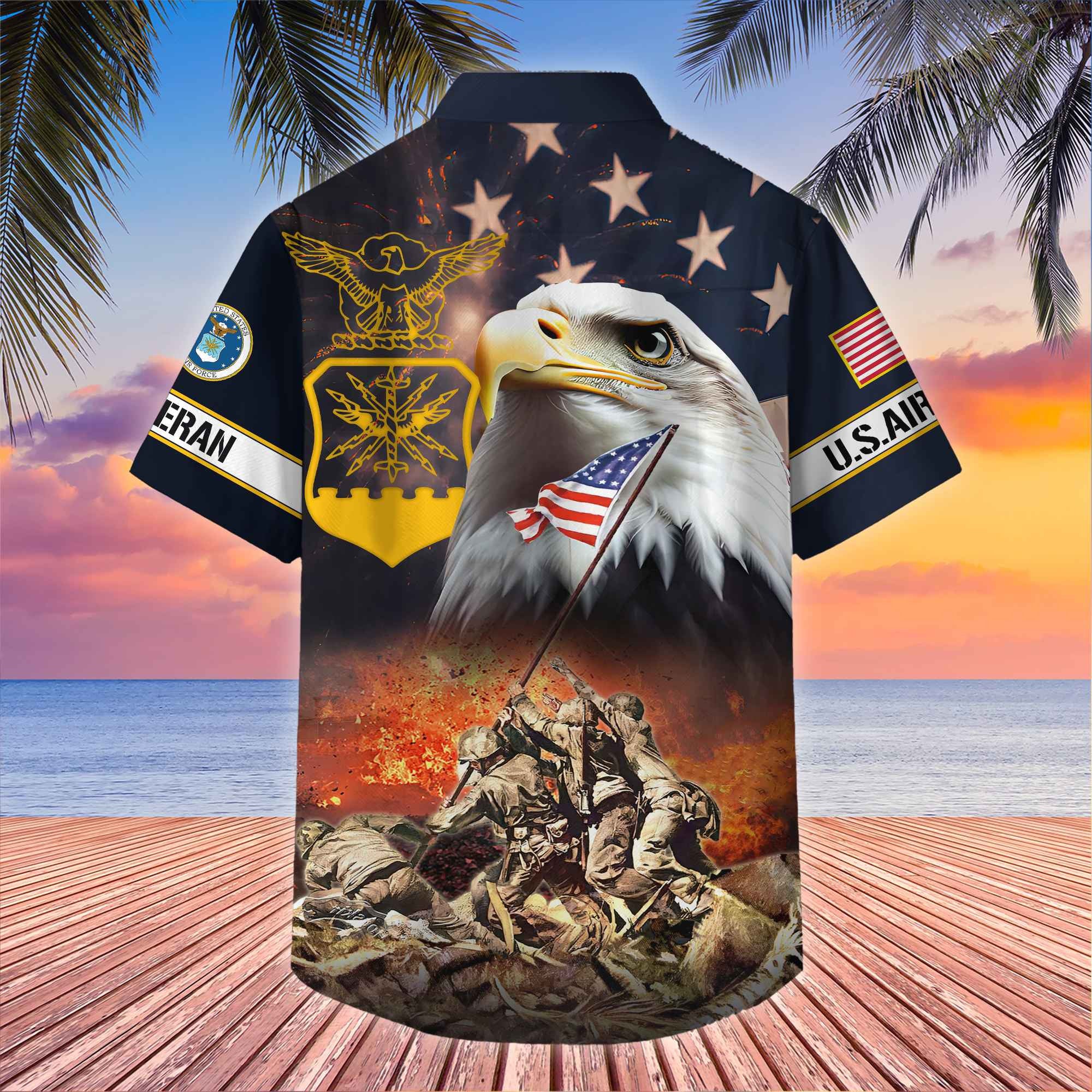 Premium Honoring All Who Served US Veterans Hawaii Shirt, Gifts For Independence Day, Father's Day, Veterans Day, Gifts For Dad, Gifts For Husband Veteran BPVC180701