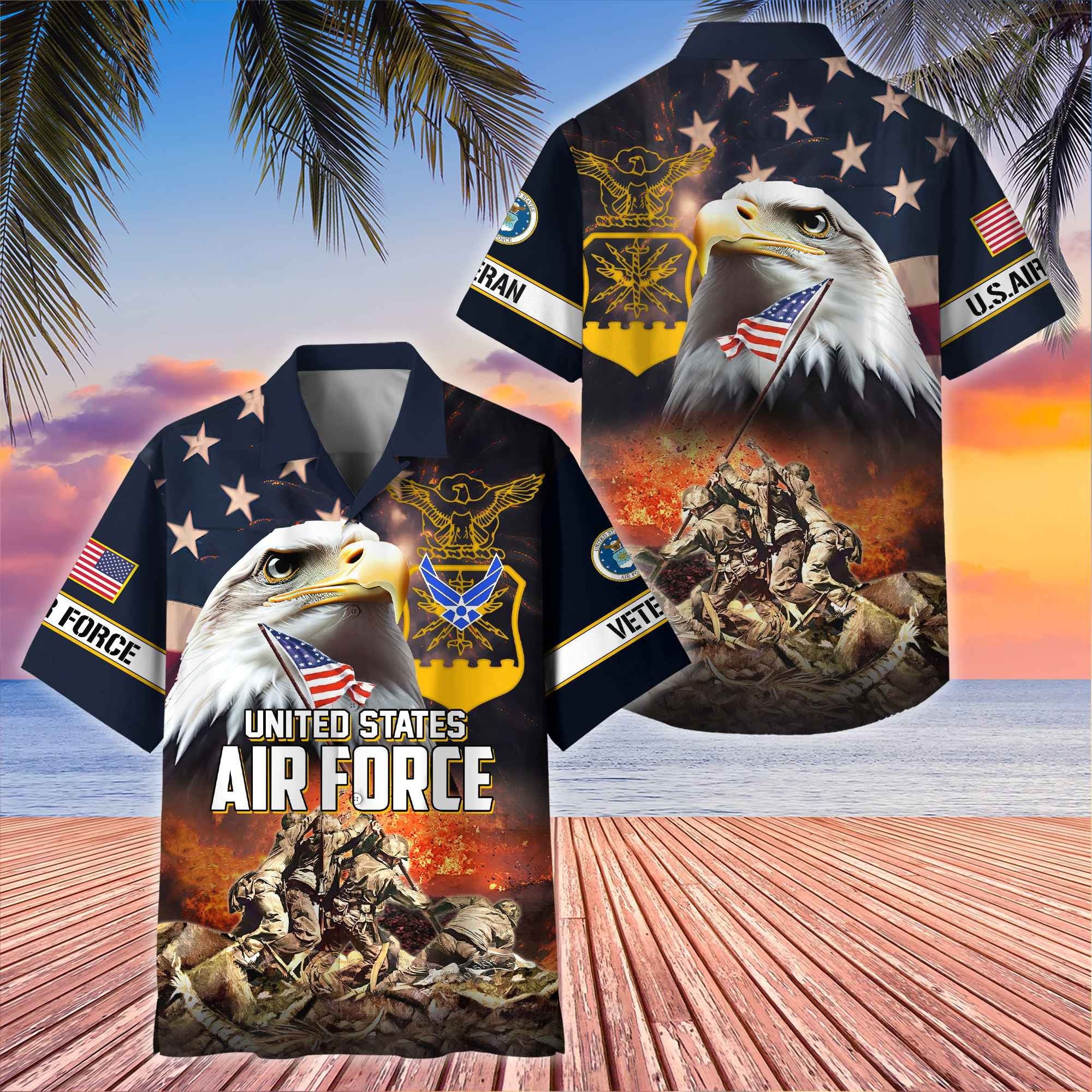 Premium Honoring All Who Served US Veterans Hawaii Shirt, Gifts For Independence Day, Father's Day, Veterans Day, Gifts For Dad, Gifts For Husband Veteran BPVC180701