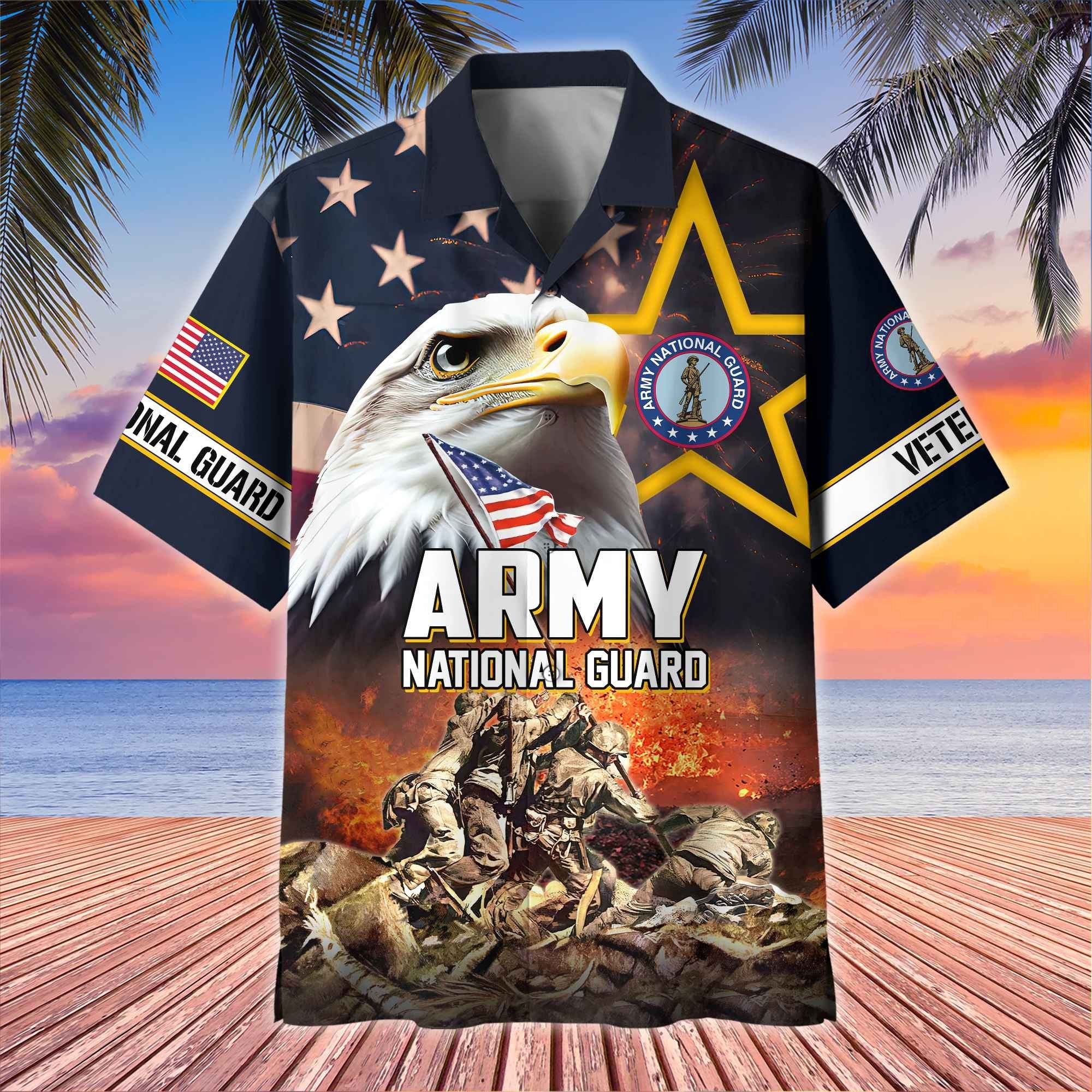 Premium Honoring All Who Served US Veterans Hawaii Shirt, Gifts For Independence Day, Father's Day, Veterans Day, Gifts For Dad, Gifts For Husband Veteran BPVC180701