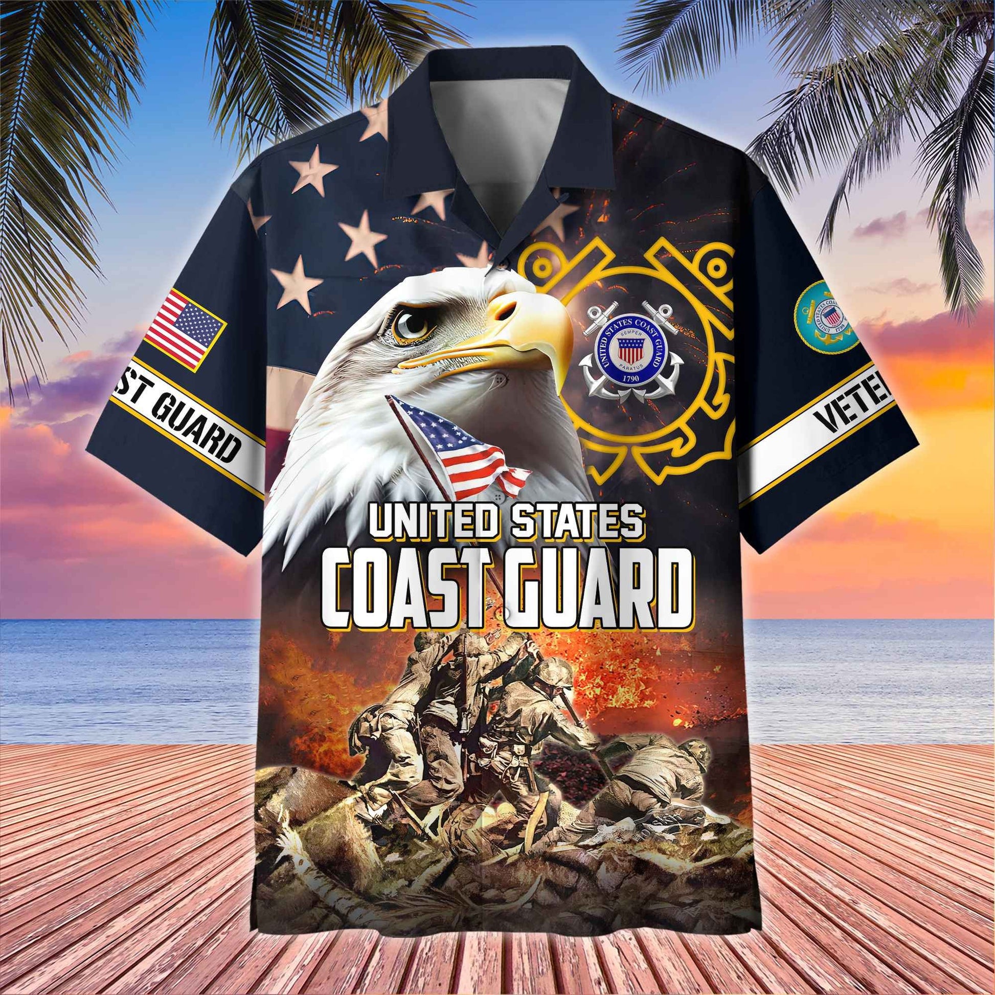 Premium Honoring All Who Served US Veterans Hawaii Shirt, Gifts For Independence Day, Father's Day, Veterans Day, Gifts For Dad, Gifts For Husband Veteran BPVC180701