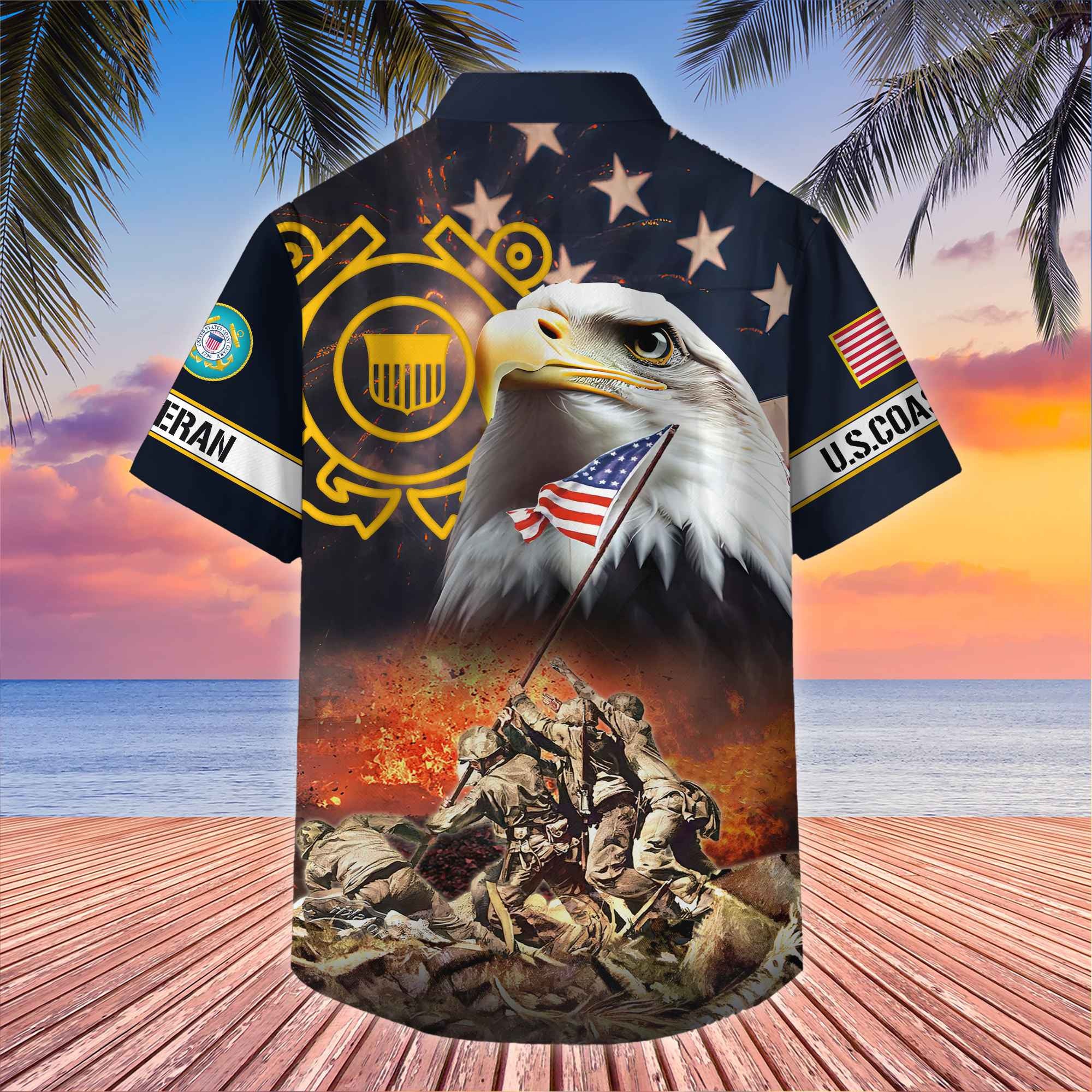 Premium Honoring All Who Served US Veterans Hawaii Shirt, Gifts For Independence Day, Father's Day, Veterans Day, Gifts For Dad, Gifts For Husband Veteran BPVC180701