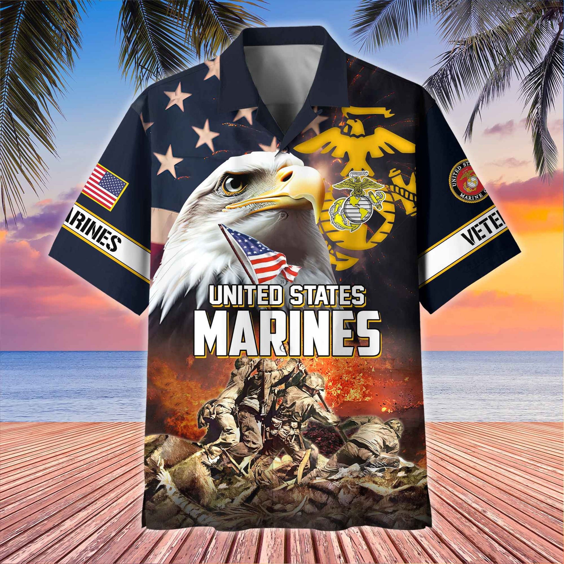 Premium Honoring All Who Served US Veterans Hawaii Shirt, Gifts For Independence Day, Father's Day, Veterans Day, Gifts For Dad, Gifts For Husband Veteran BPVC180701