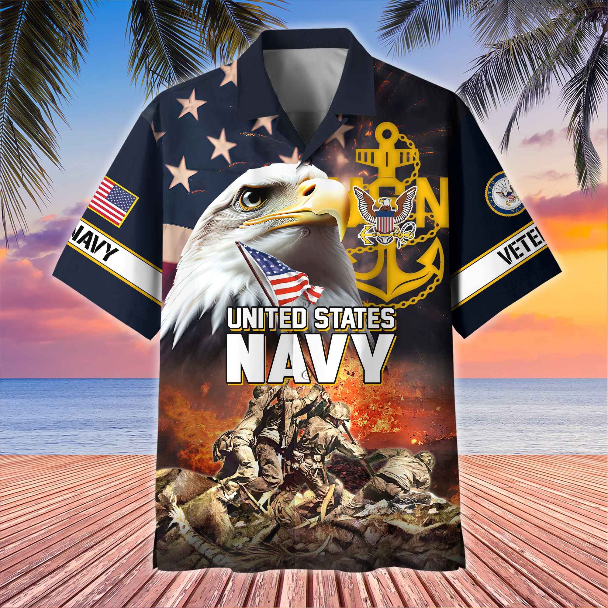 Premium Honoring All Who Served US Veterans Hawaii Shirt, Gifts For Independence Day, Father's Day, Veterans Day, Gifts For Dad, Gifts For Husband Veteran BPVC180701