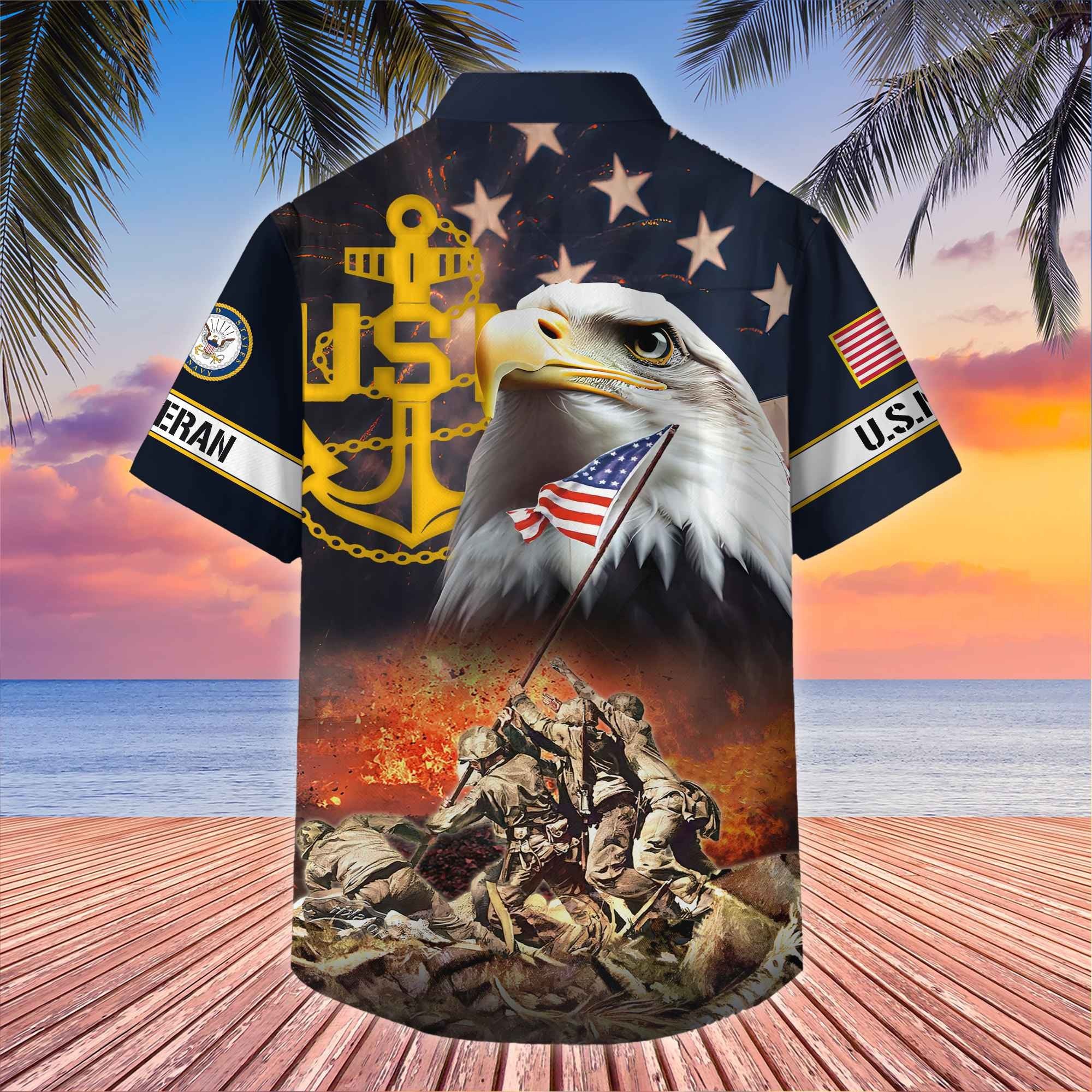 Premium Honoring All Who Served US Veterans Hawaii Shirt, Gifts For Independence Day, Father's Day, Veterans Day, Gifts For Dad, Gifts For Husband Veteran BPVC180701