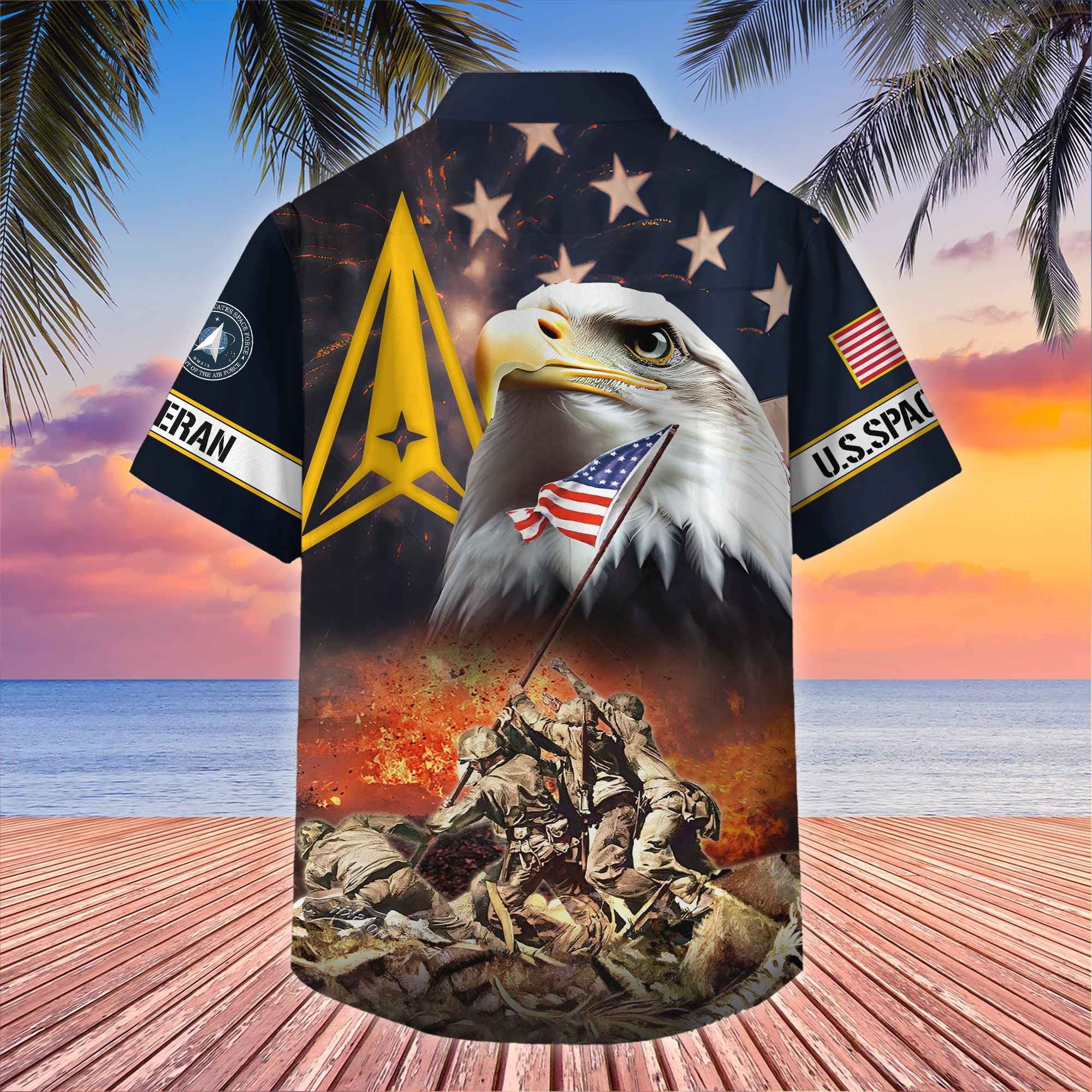 Premium Honoring All Who Served US Veterans Hawaii Shirt, Gifts For Independence Day, Father's Day, Veterans Day, Gifts For Dad, Gifts For Husband Veteran BPVC180701