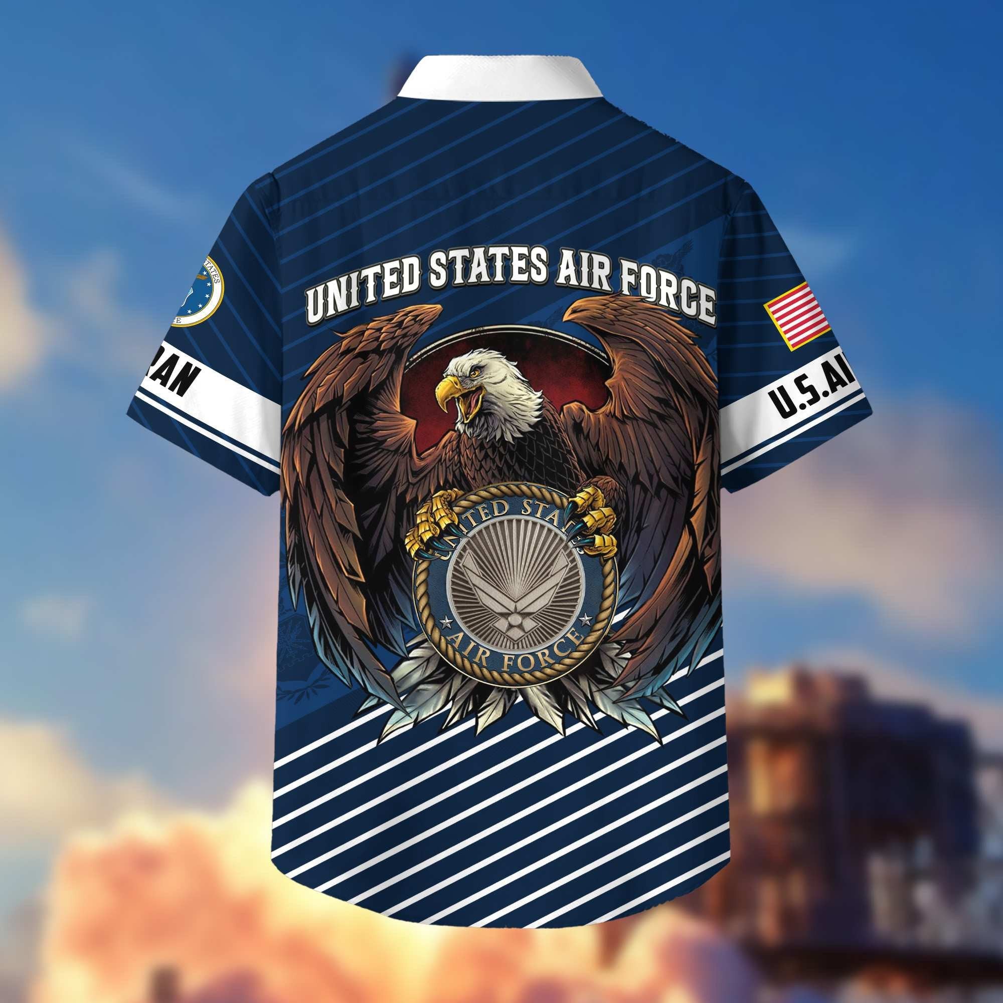 Premium US Veterans Hawaiian Shirt With Pocket, Gifts For Independence Day, Father's Day, Veterans Day, Gifts For Dad, Gifts For Husband Veteran BPVC250702