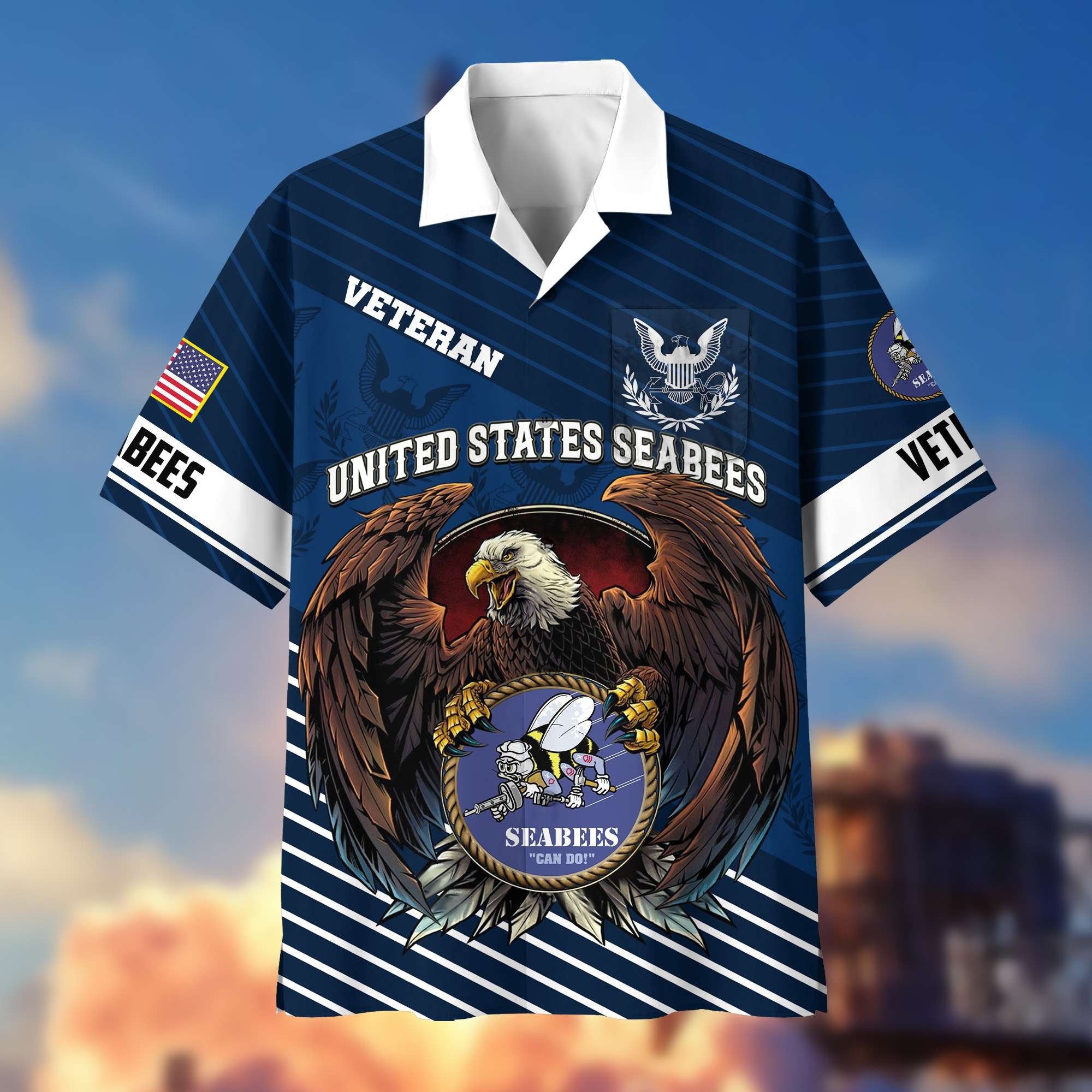 Premium US Veterans Hawaiian Shirt With Pocket, Gifts For Independence Day, Father's Day, Veterans Day, Gifts For Dad, Gifts For Husband Veteran BPVC250702