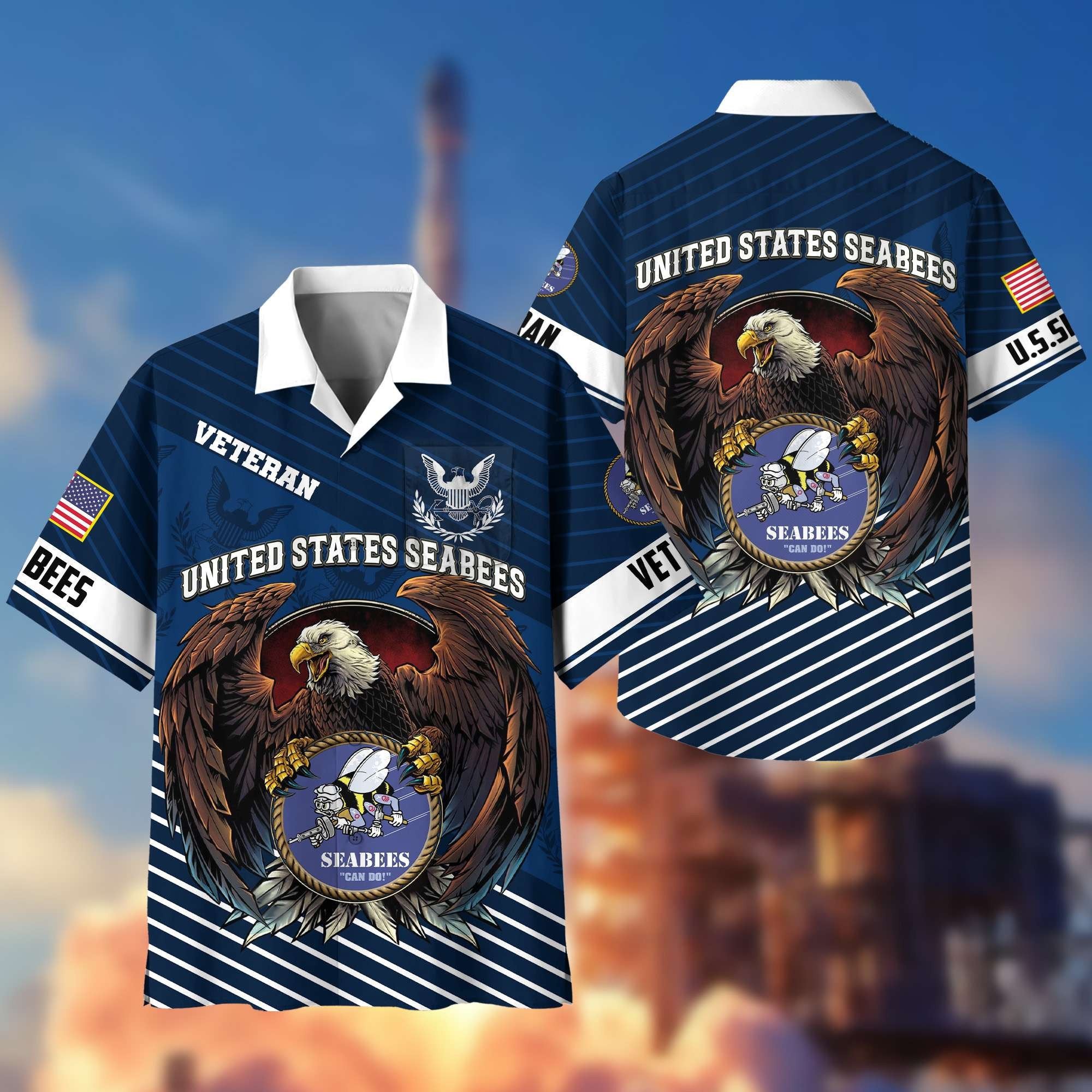 Premium US Veterans Hawaiian Shirt With Pocket, Gifts For Independence Day, Father's Day, Veterans Day, Gifts For Dad, Gifts For Husband Veteran BPVC250702