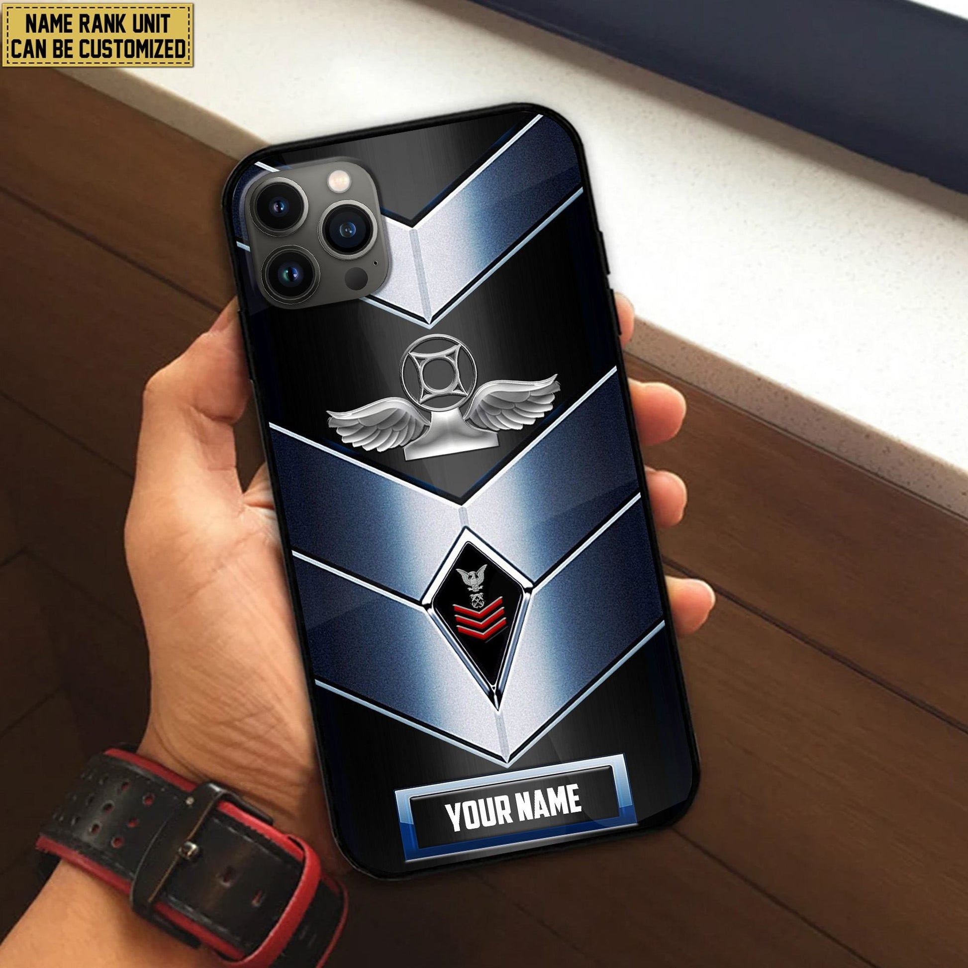 US Navy Phone Case, Gifts For US Navy Veteran, Gifts For Veterans Day, Father's Day VPVC500102