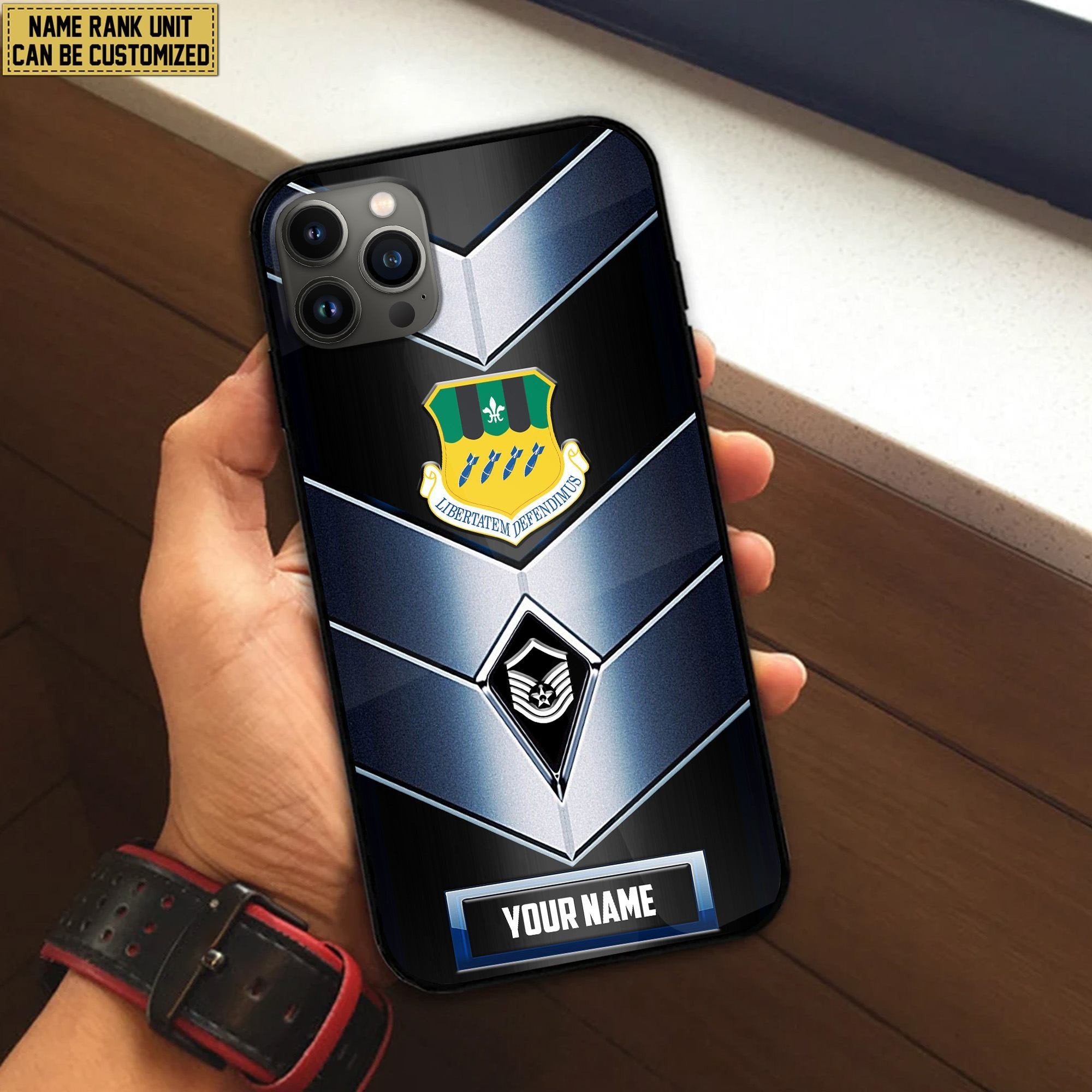 USAF Phone Case, Gifts For US Air Force Veteran, Gifts For Veterans Day, Father's Day VPVC500104