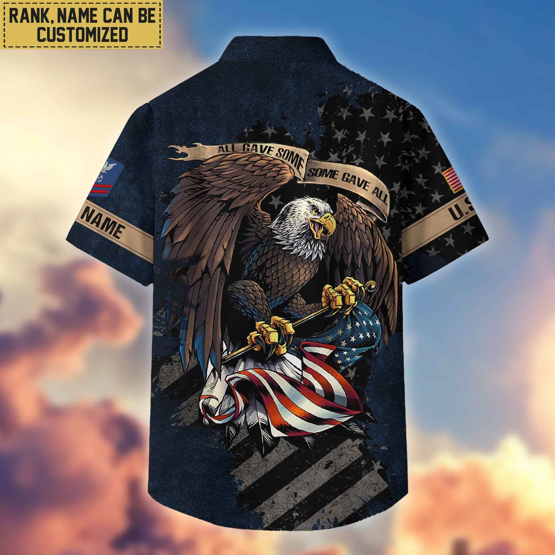 Premium Custom Name, Rank USCG Veteran Hawaiian Shirt With Pocket, Gifts For Veterans Day, Father's Day, Gifts For US Coast Guard Veteran VPVC402705