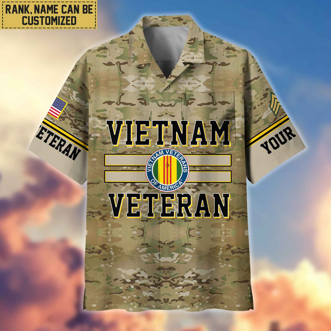 Vietnam Veteran Hawaiian Shirt With Pocket, Gifts For Dad, For Husband, Gifts For Vietnam Veteran VPVC403606