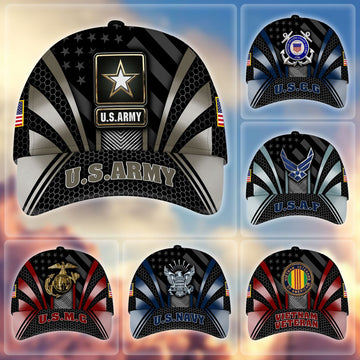 Premium US Veterans Cap, Gifts For Dad, For Husband Veteran BPVC300701