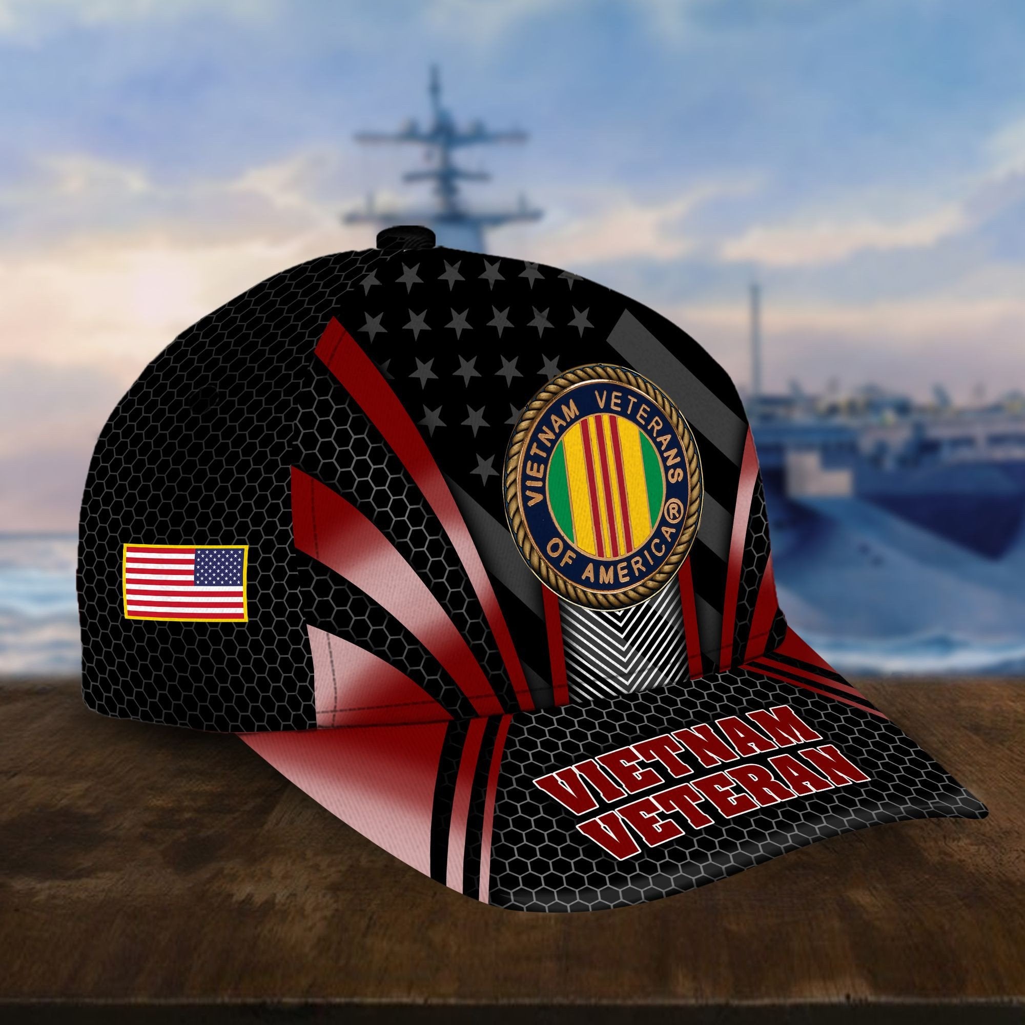 Premium US Veterans Cap, Gifts For Dad, For Husband Veteran BPVC300701