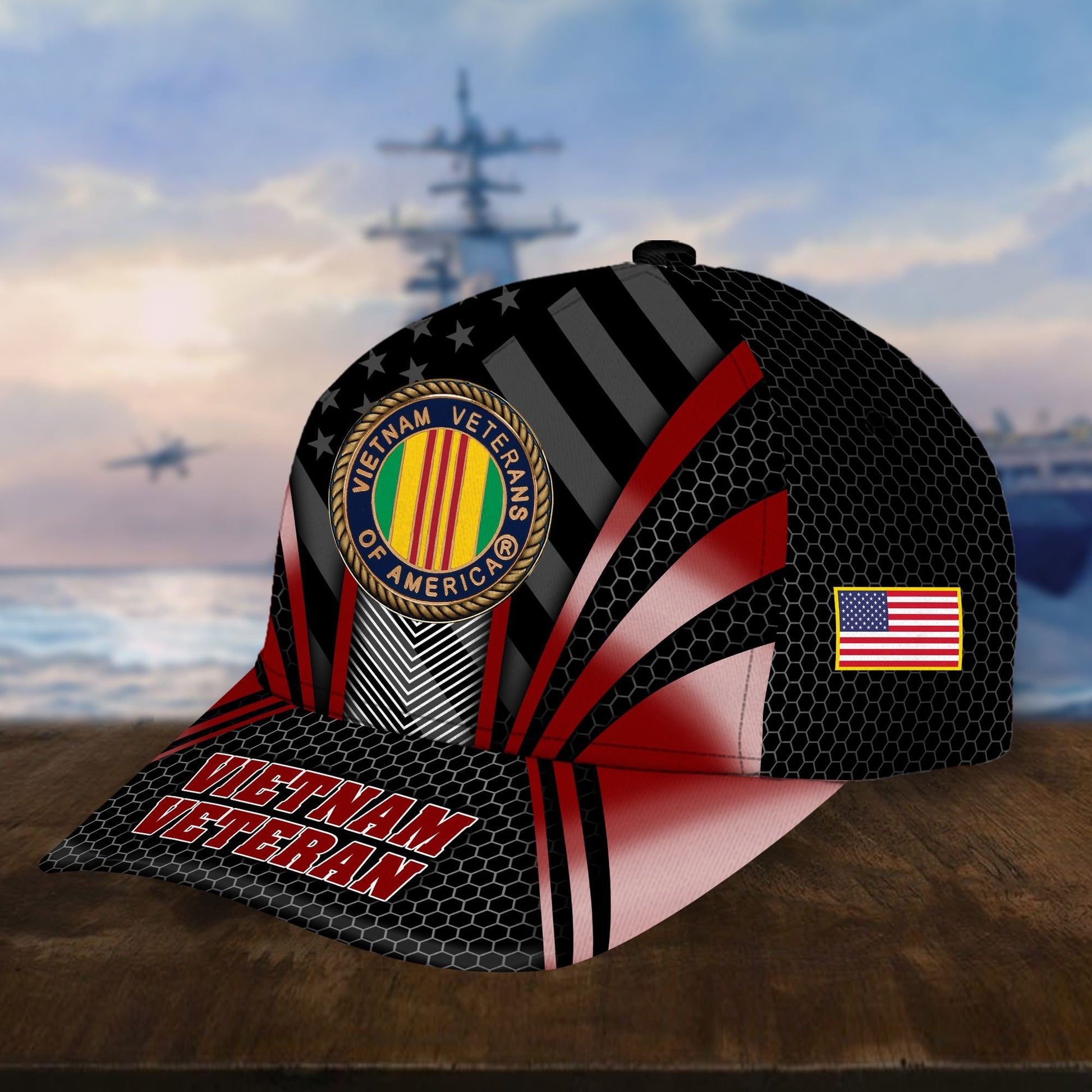 Premium US Veterans Cap, Gifts For Dad, For Husband Veteran BPVC300701