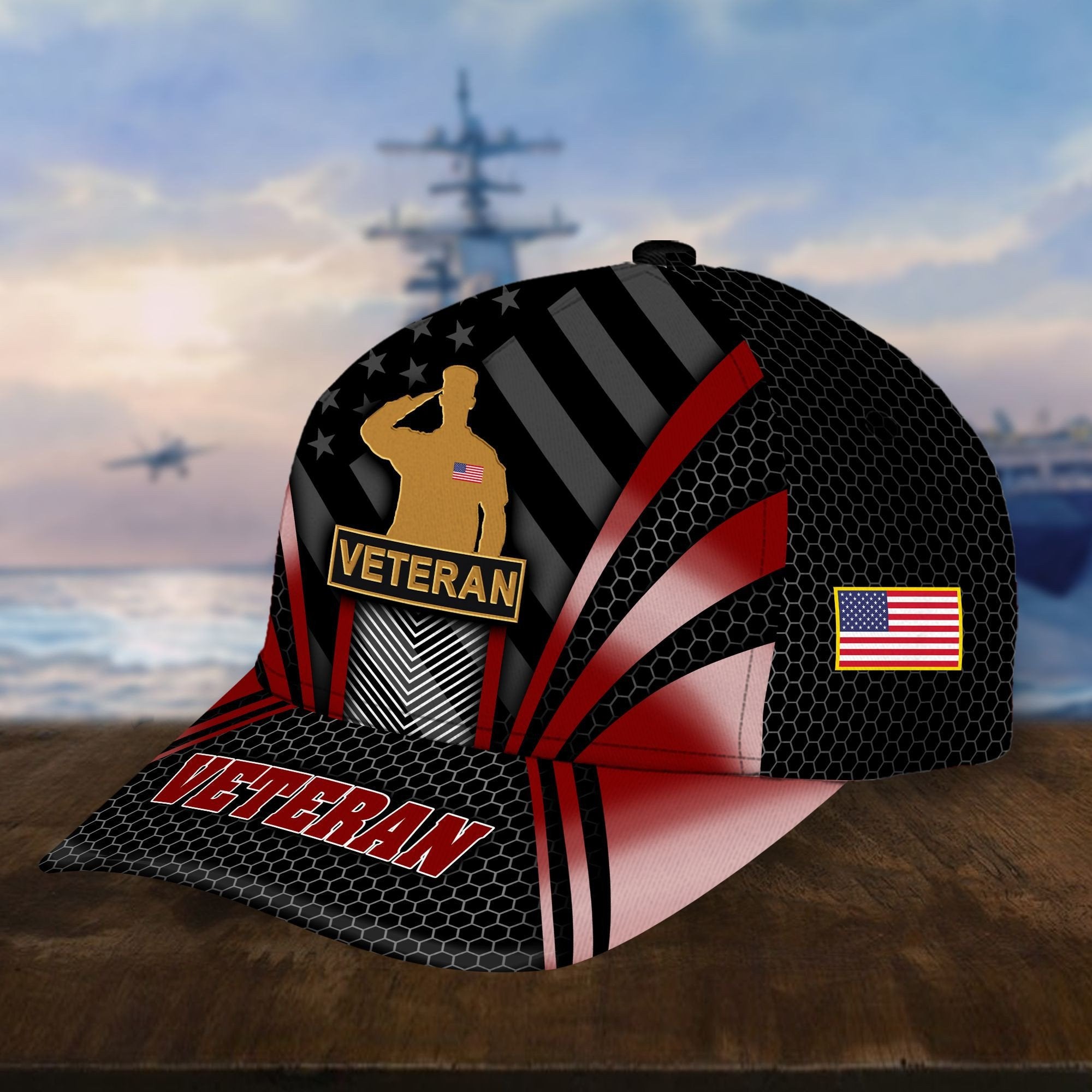 Premium US Veterans Cap, Gifts For Dad, For Husband Veteran BPVC300701