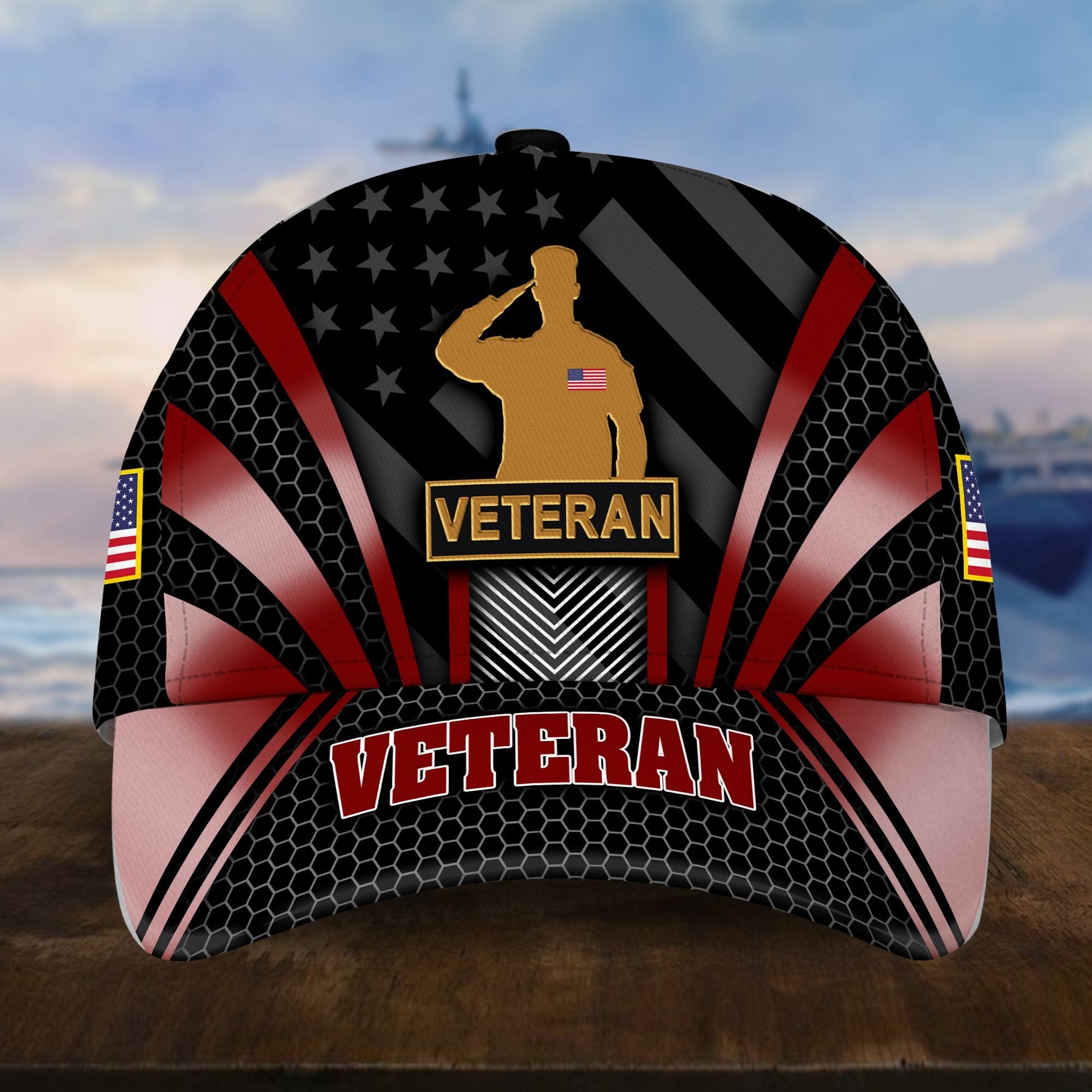 Premium US Veterans Cap, Gifts For Dad, For Husband Veteran BPVC300701