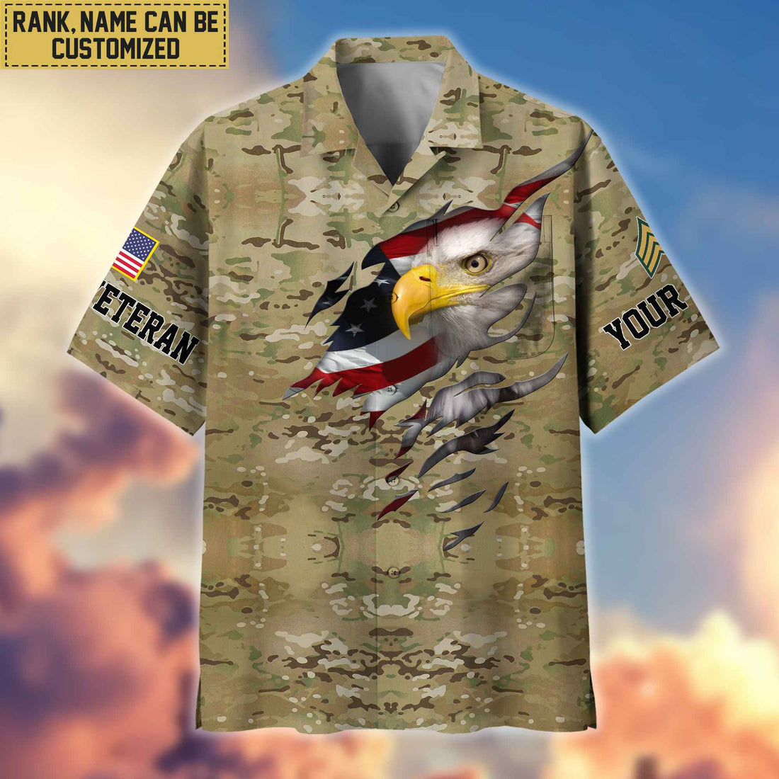 Premium Custom Name, Rank Vietnam Veteran Hawaiian Shirt With Pocket, Gifts For Dad, For Husband, Gifts For Vietnam Veteran VPVC403706