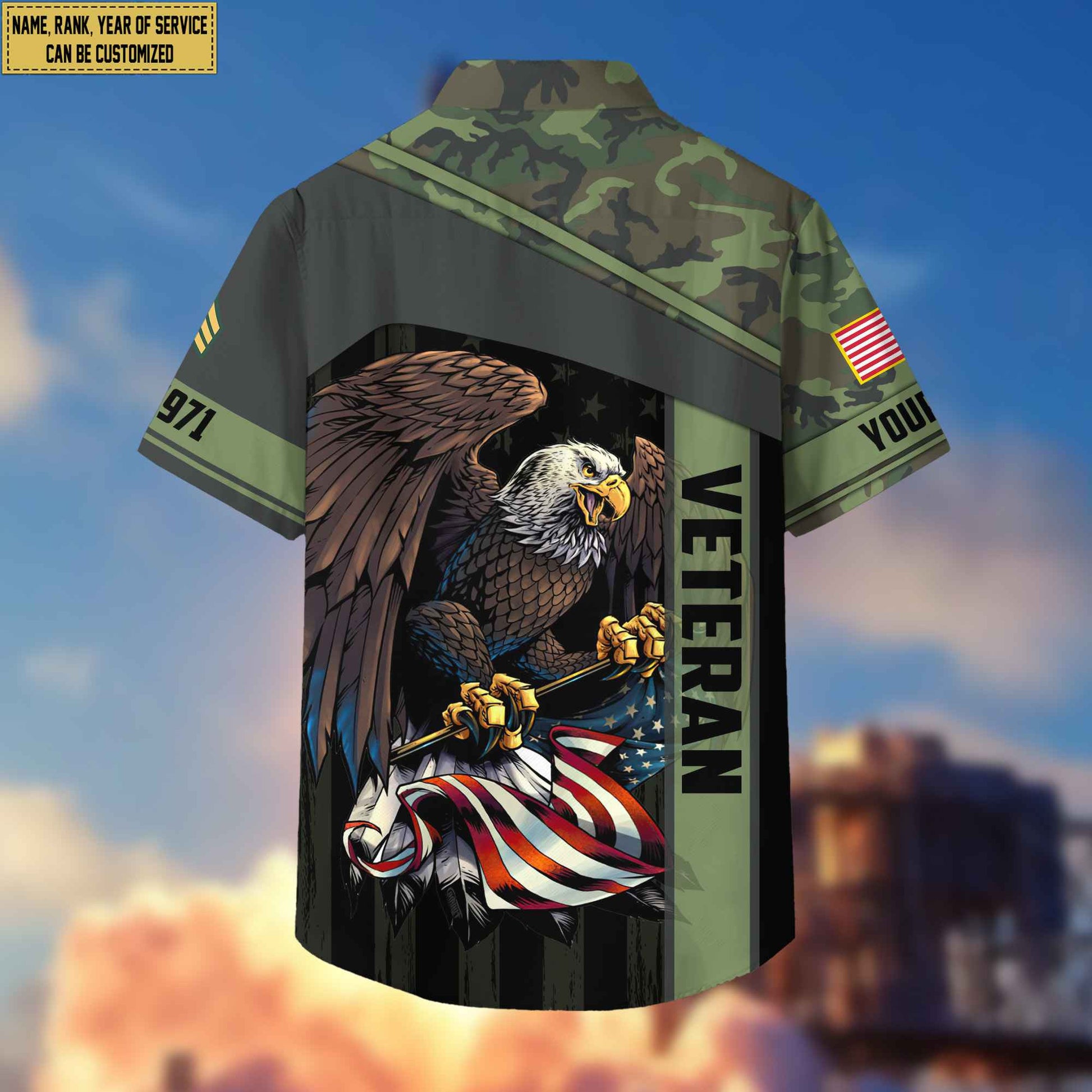 Premium Custom Name, Rank Vietnam Veteran Hawaiian Shirt With Pocket, Gifts For Dad, For Husband, Gifts For Vietnam Veteran VPVC402506