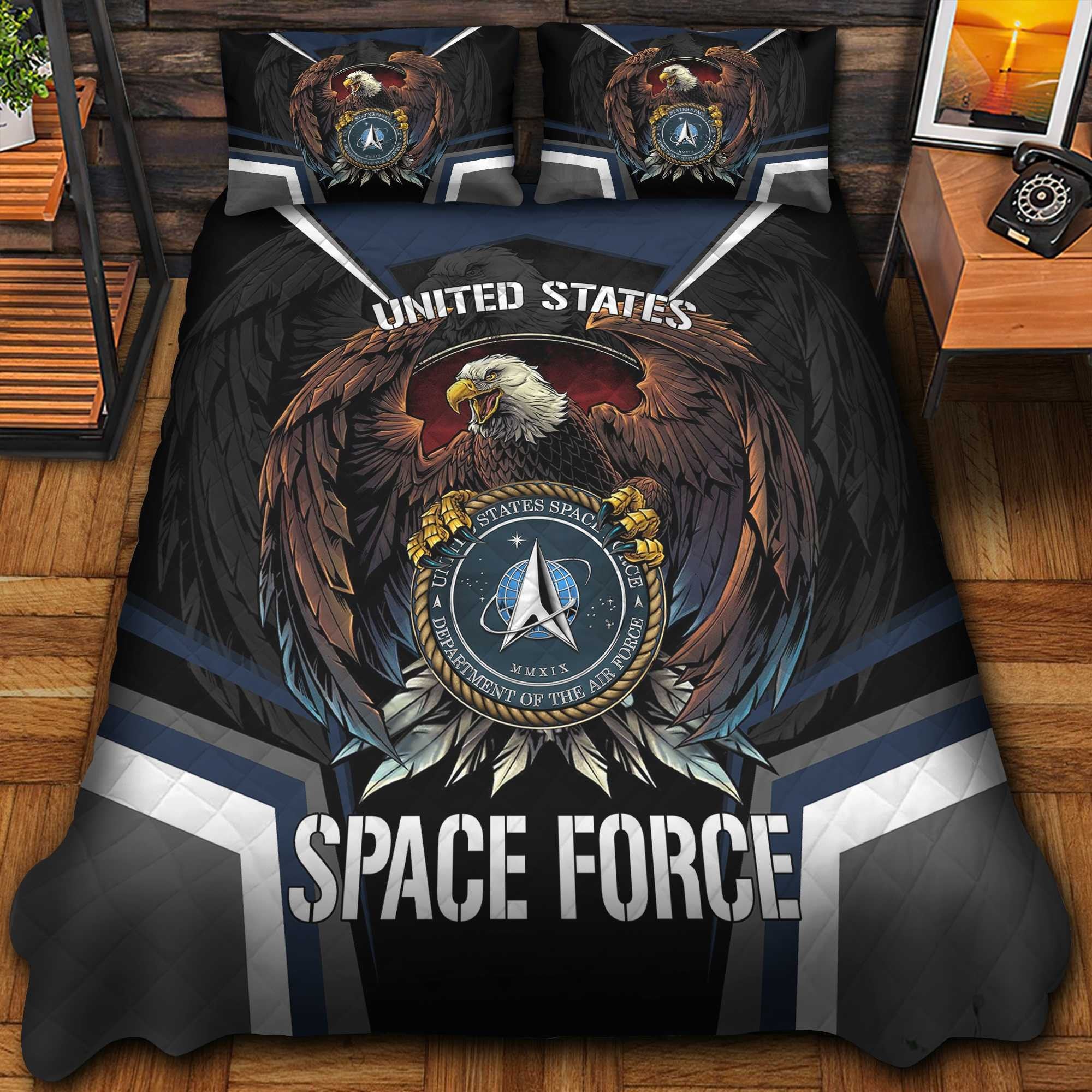 Premium Eagle US Veterans Bedding Set, Gifts For Independence Day, Father's Day, Veterans Day, Gifts For Dad, Gifts For Husband Veteran BPVC290702
