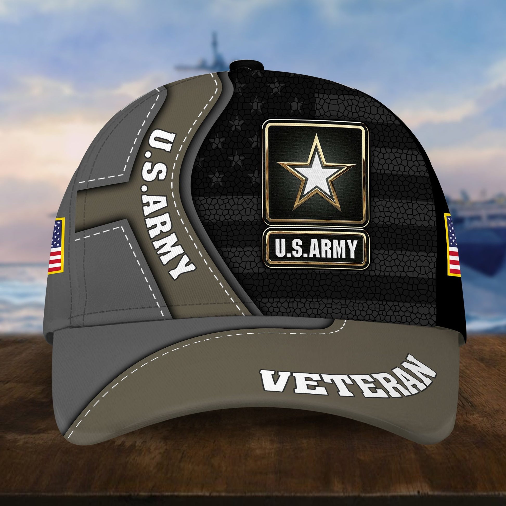 Premium US Veterans Cap, Gifts For Dad, For Husband Veteran BPVC300702