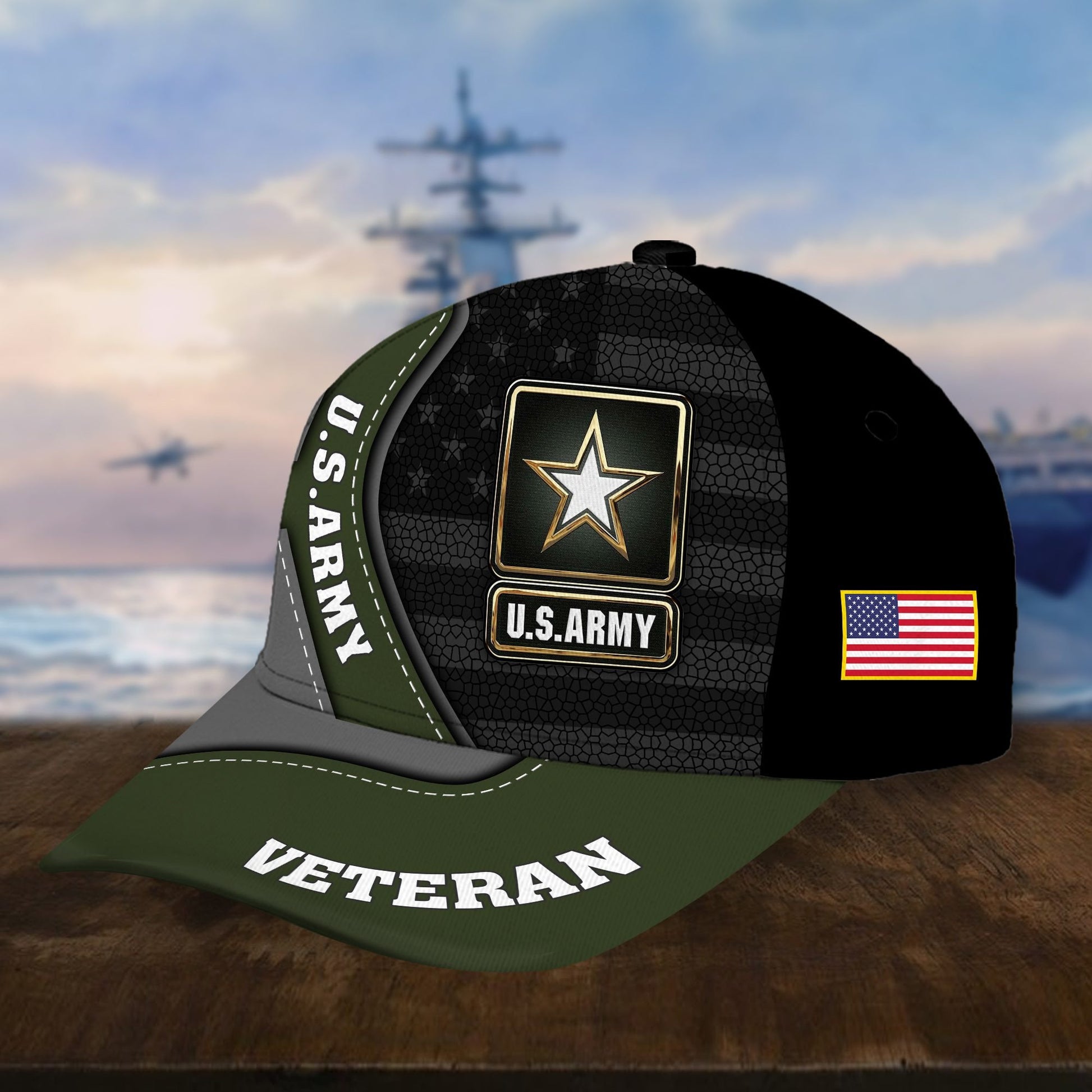 Premium US Veterans Cap, Gifts For Dad, For Husband Veteran BPVC300702