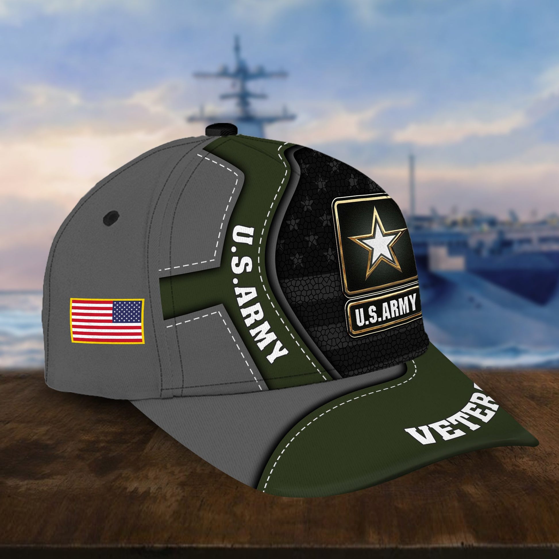 Premium US Veterans Cap, Gifts For Dad, For Husband Veteran BPVC300702