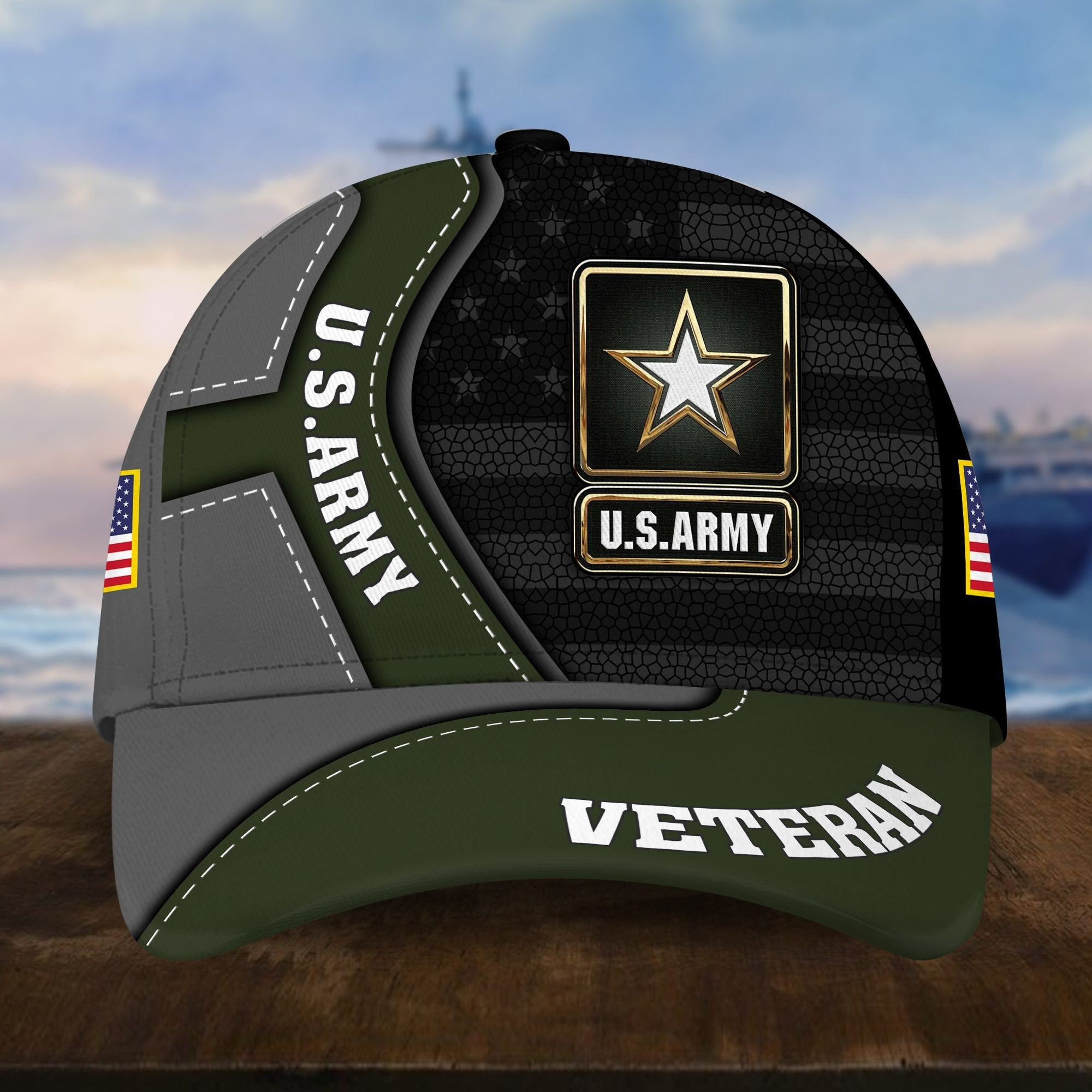 Premium US Veterans Cap, Gifts For Dad, For Husband Veteran BPVC300702