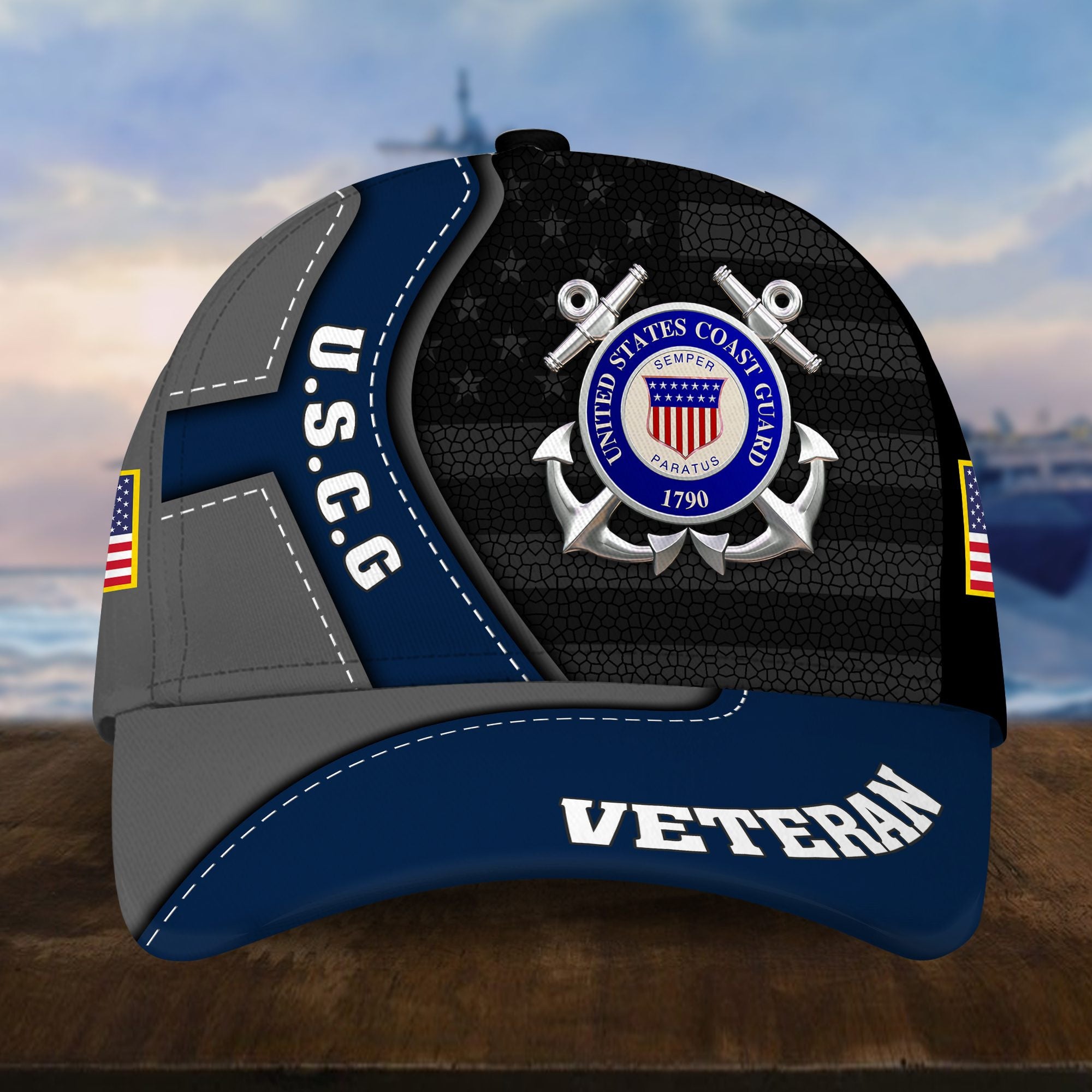 Premium US Veterans Cap, Gifts For Dad, For Husband Veteran BPVC300702