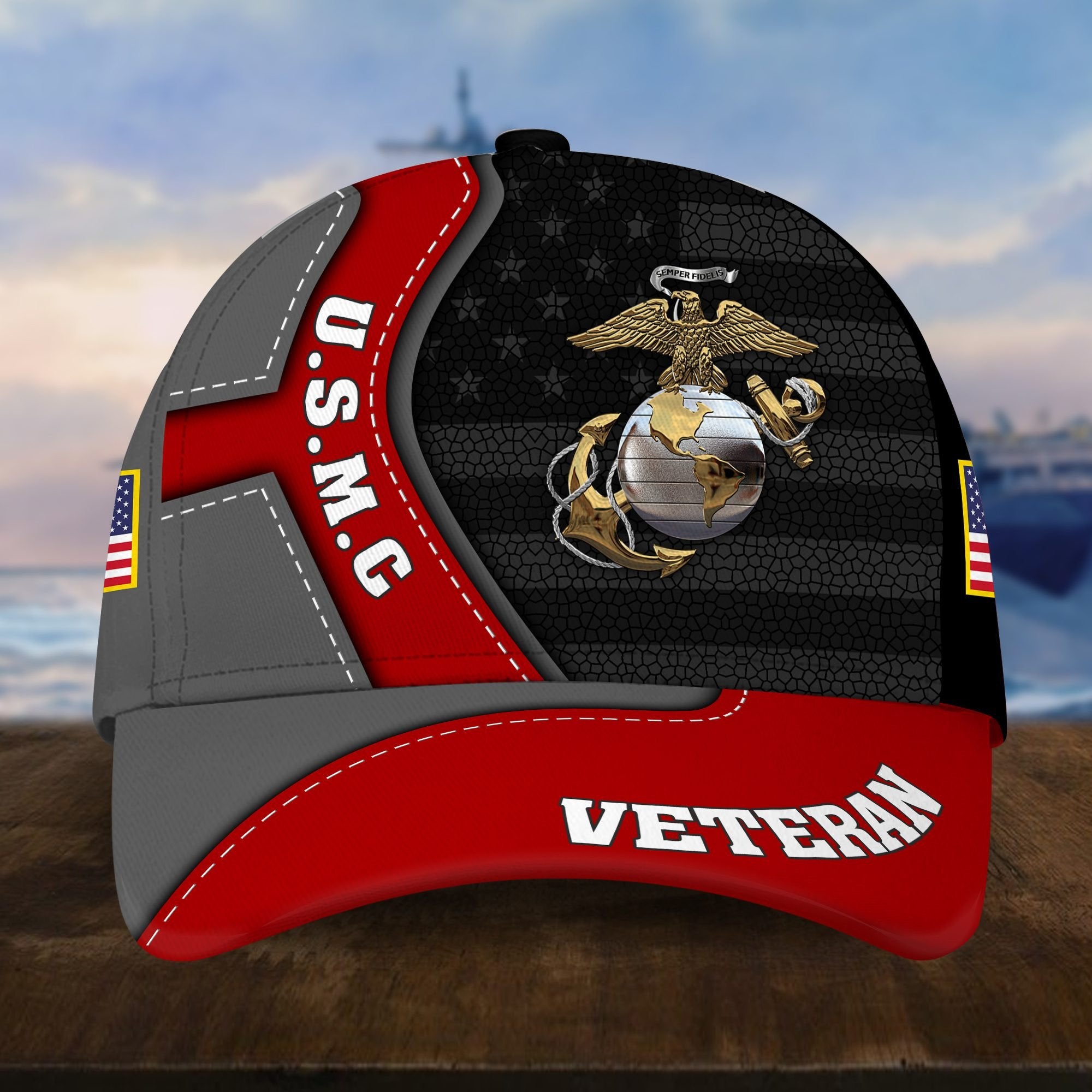 Premium US Veterans Cap, Gifts For Dad, For Husband Veteran BPVC300702