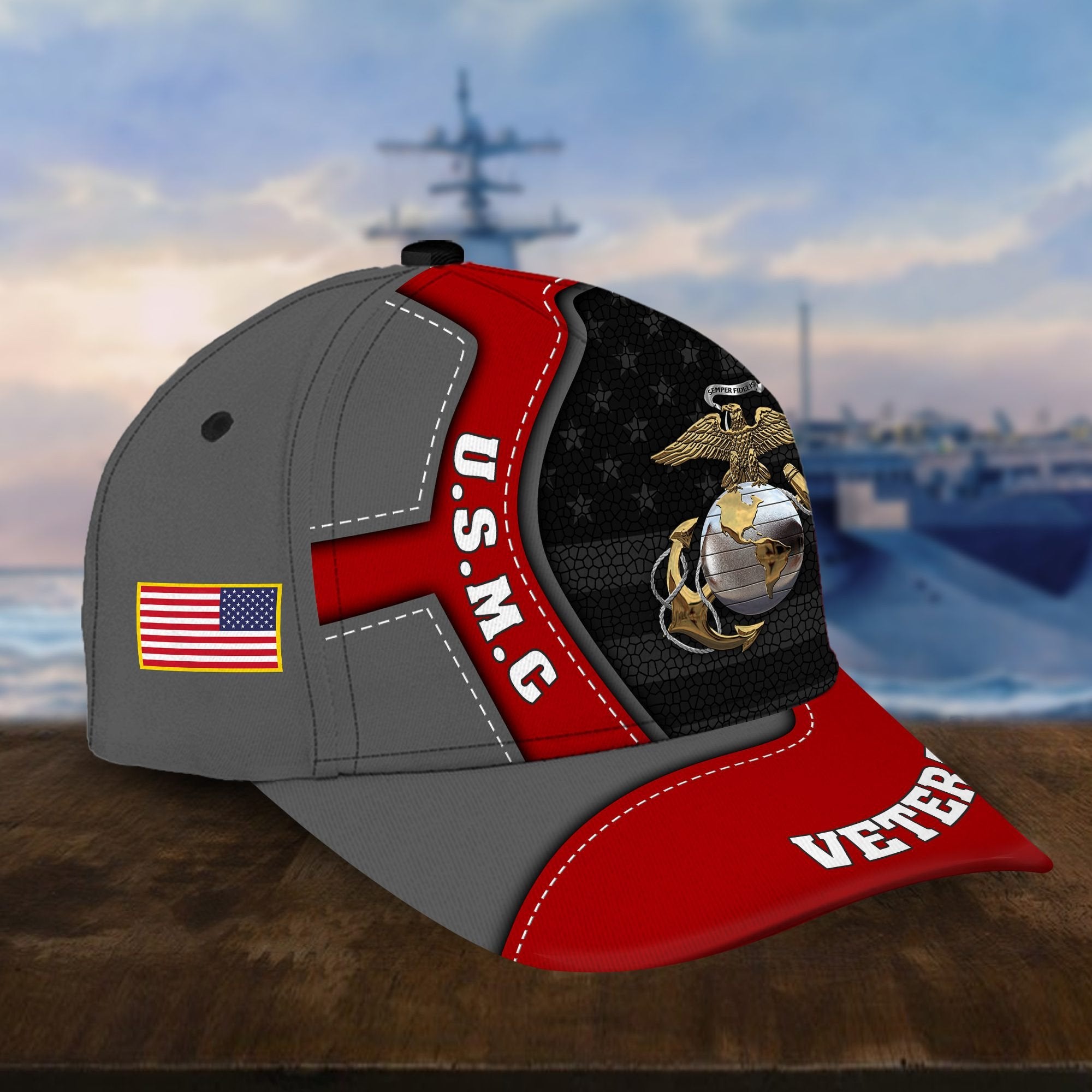 Premium US Veterans Cap, Gifts For Dad, For Husband Veteran BPVC300702