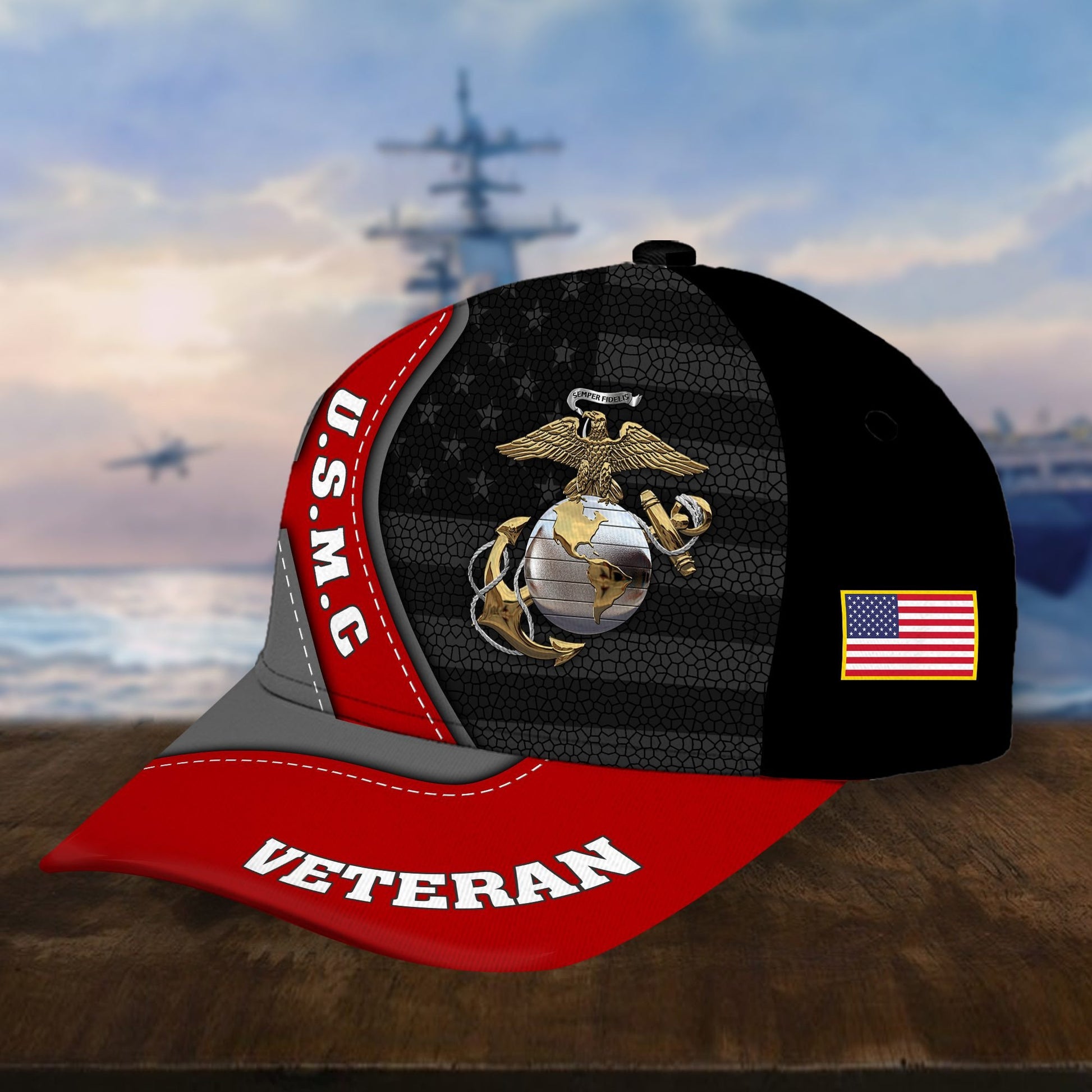 Premium US Veterans Cap, Gifts For Dad, For Husband Veteran BPVC300702