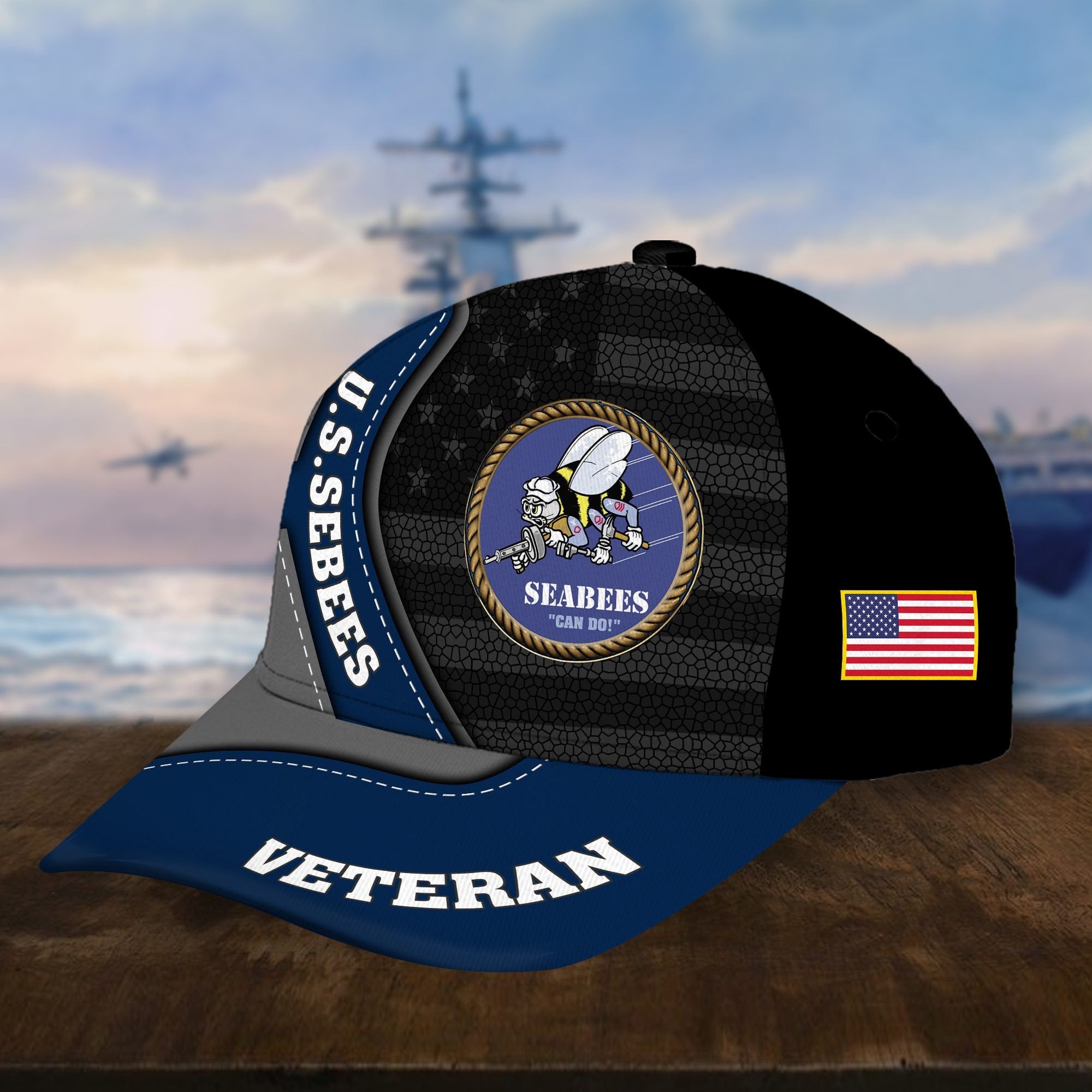 Premium US Veterans Cap, Gifts For Dad, For Husband Veteran BPVC300702