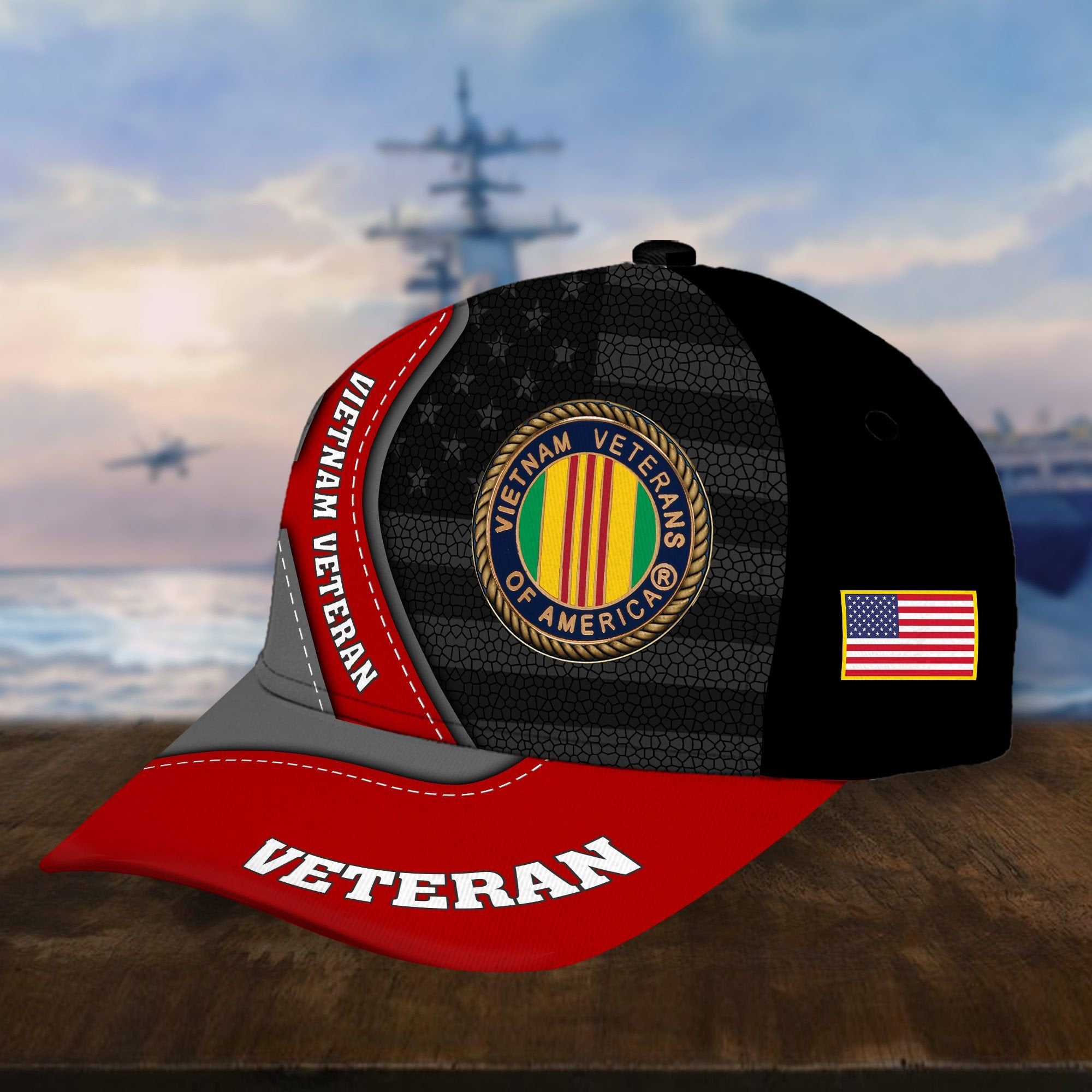 Premium US Veterans Cap, Gifts For Dad, For Husband Veteran BPVC300702