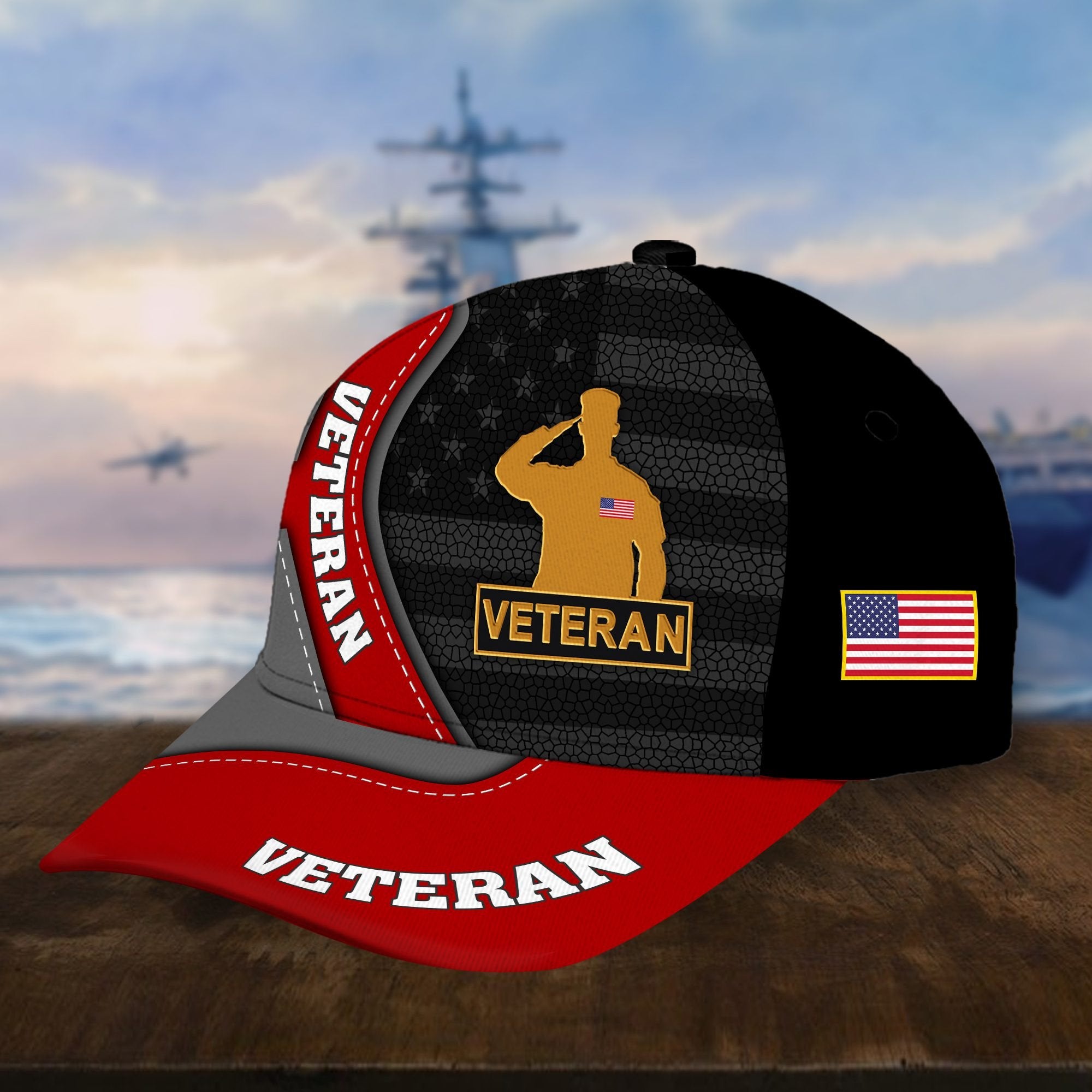 Premium US Veterans Cap, Gifts For Dad, For Husband Veteran BPVC300702