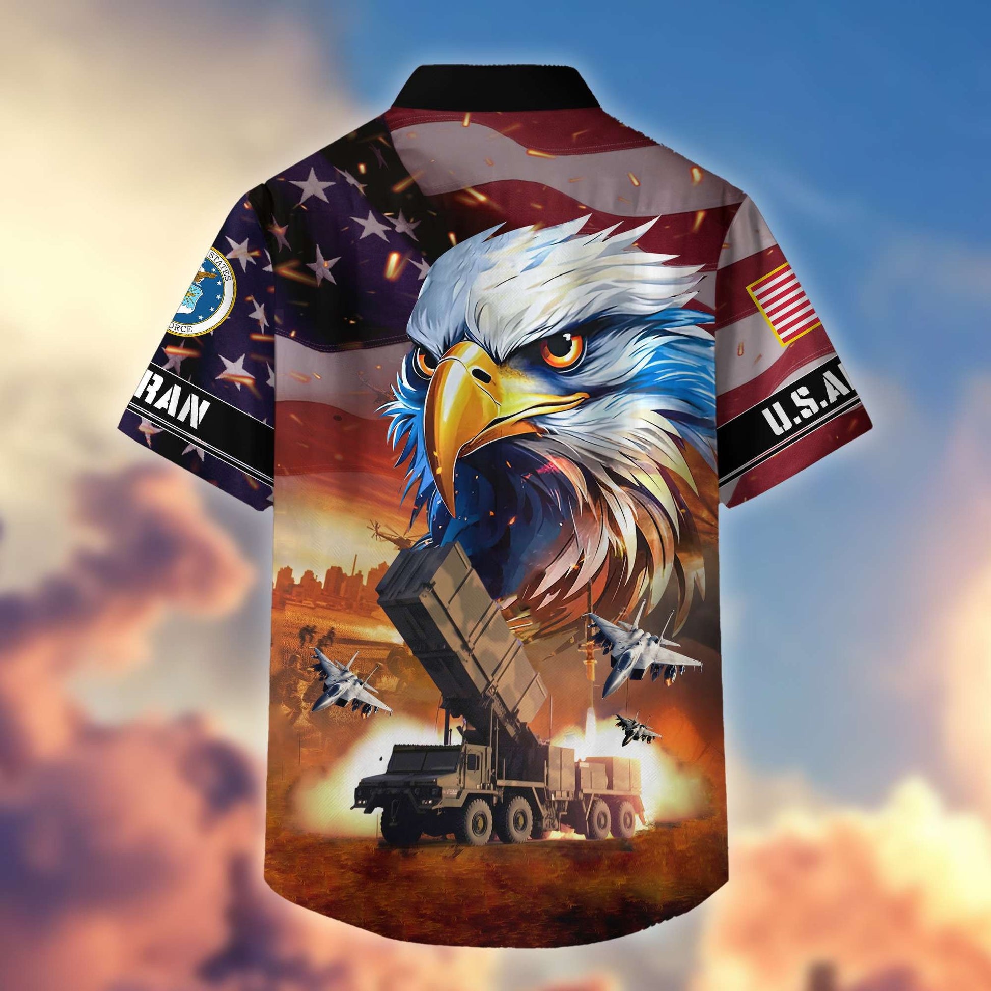 Premium Honoring All Who Served US Veterans Hawaiian Shirt BPVC310701