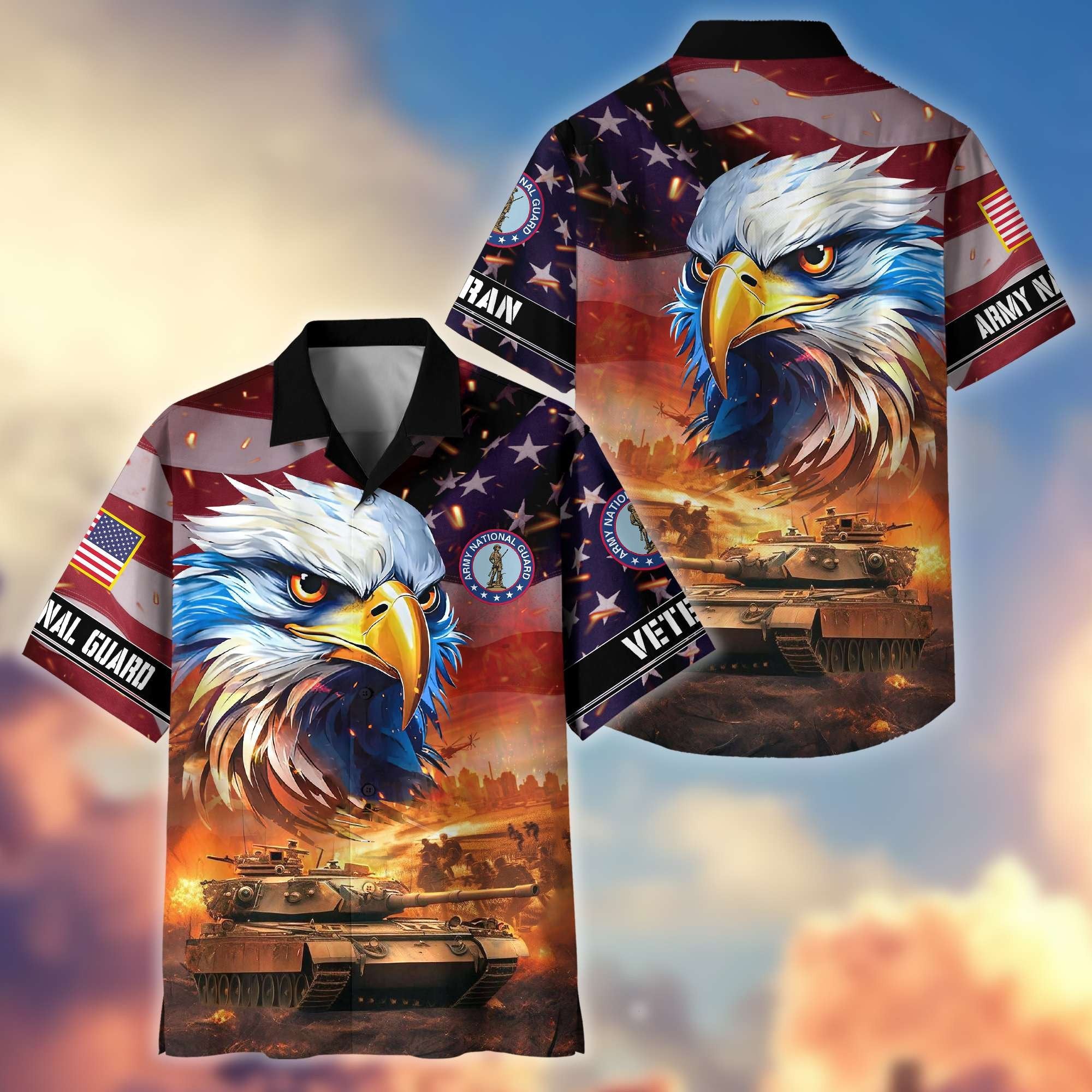 Premium Honoring All Who Served US Veterans Hawaiian Shirt BPVC310701