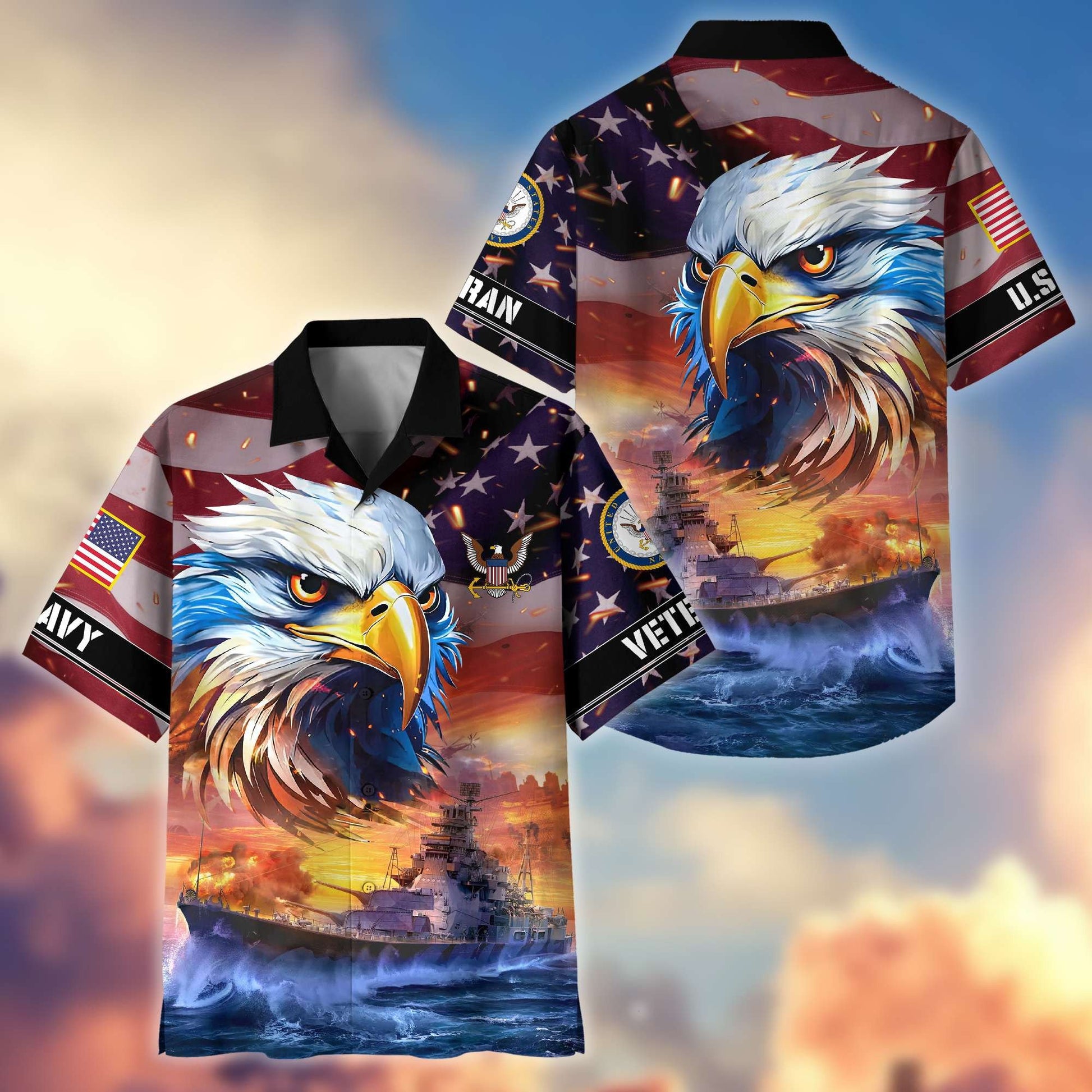 Premium Honoring All Who Served US Veterans Hawaiian Shirt BPVC310701