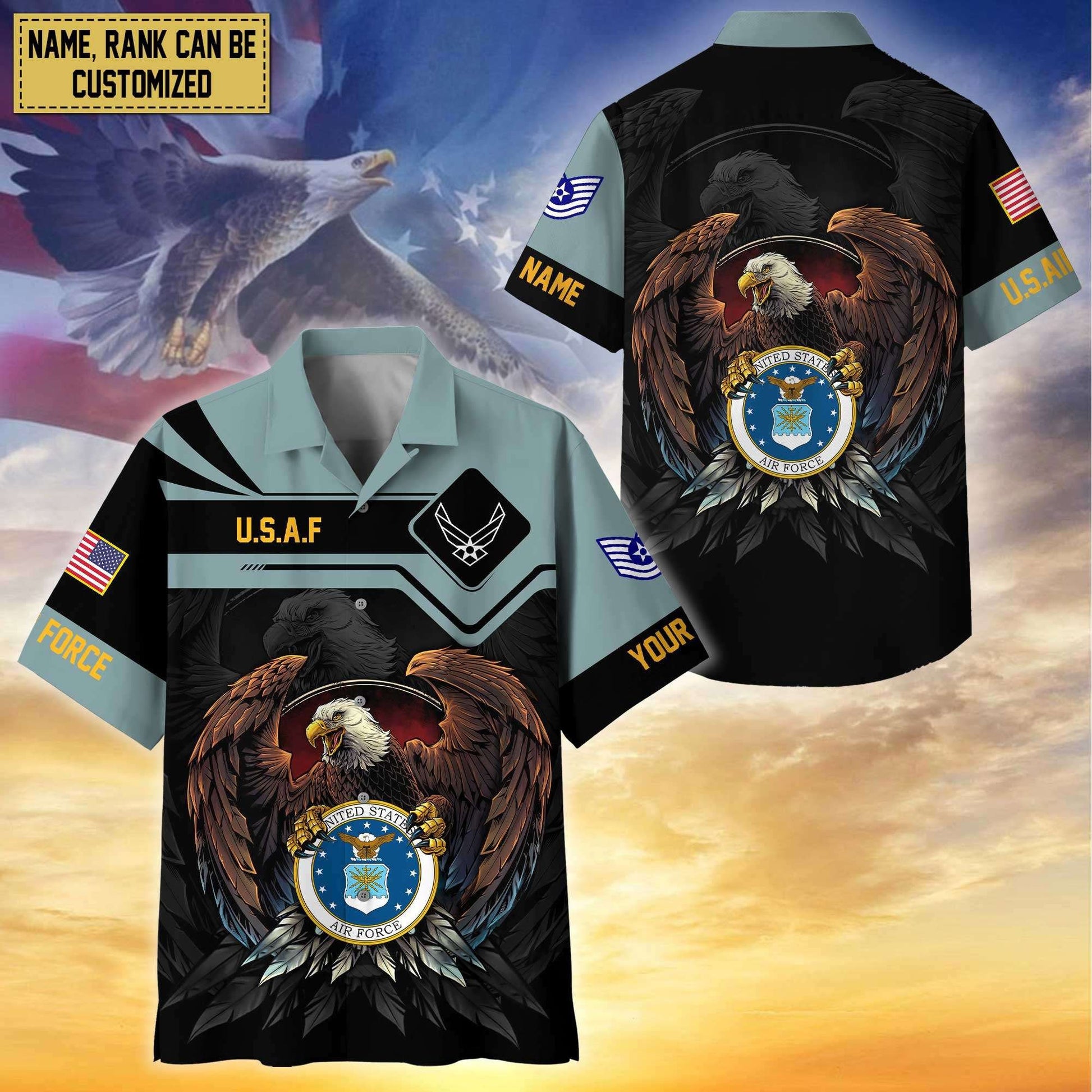 Premium Personalized Proudly Served US Veterans Hawaiian Shirt APHN310712