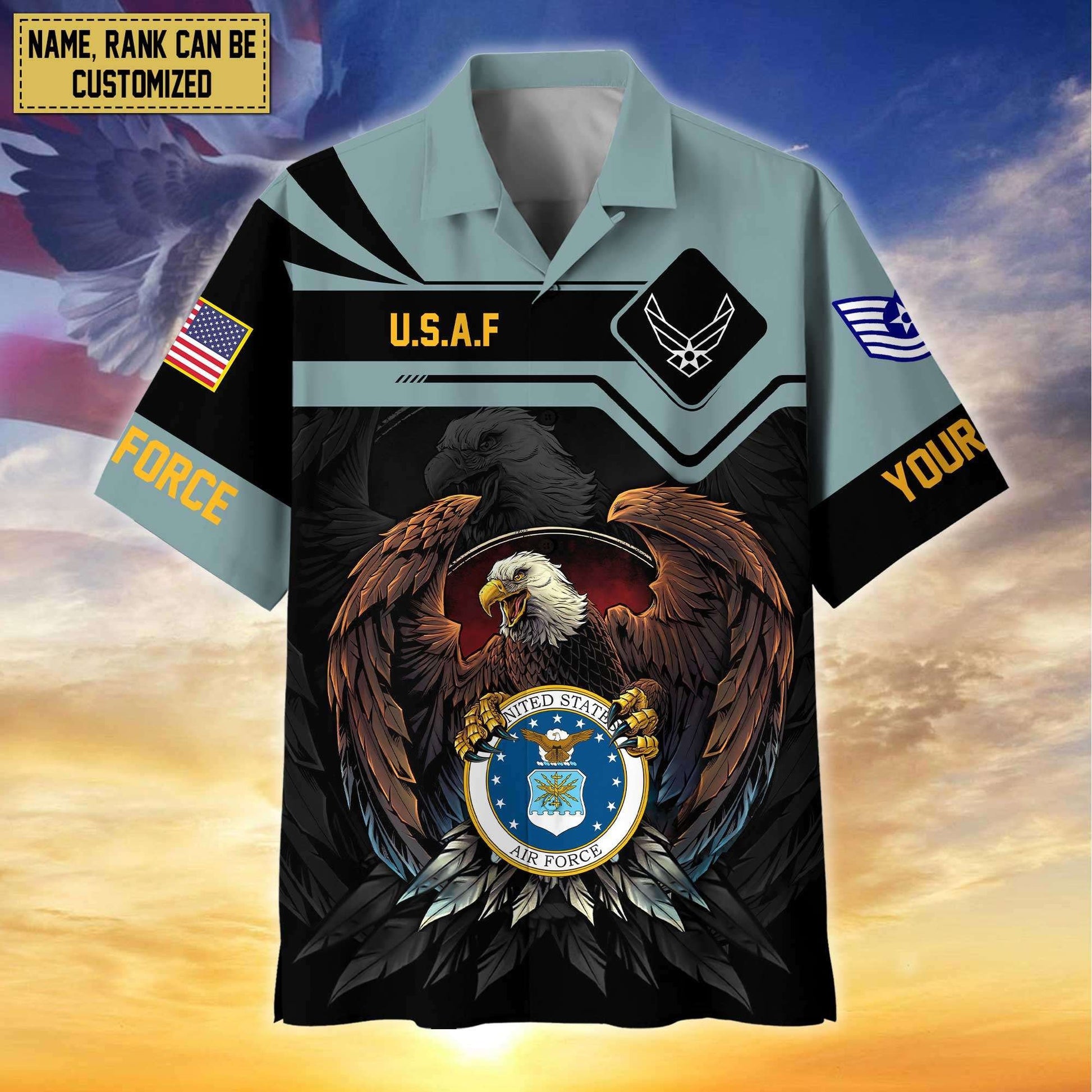 Premium Personalized Proudly Served US Veterans Hawaiian Shirt APHN310712