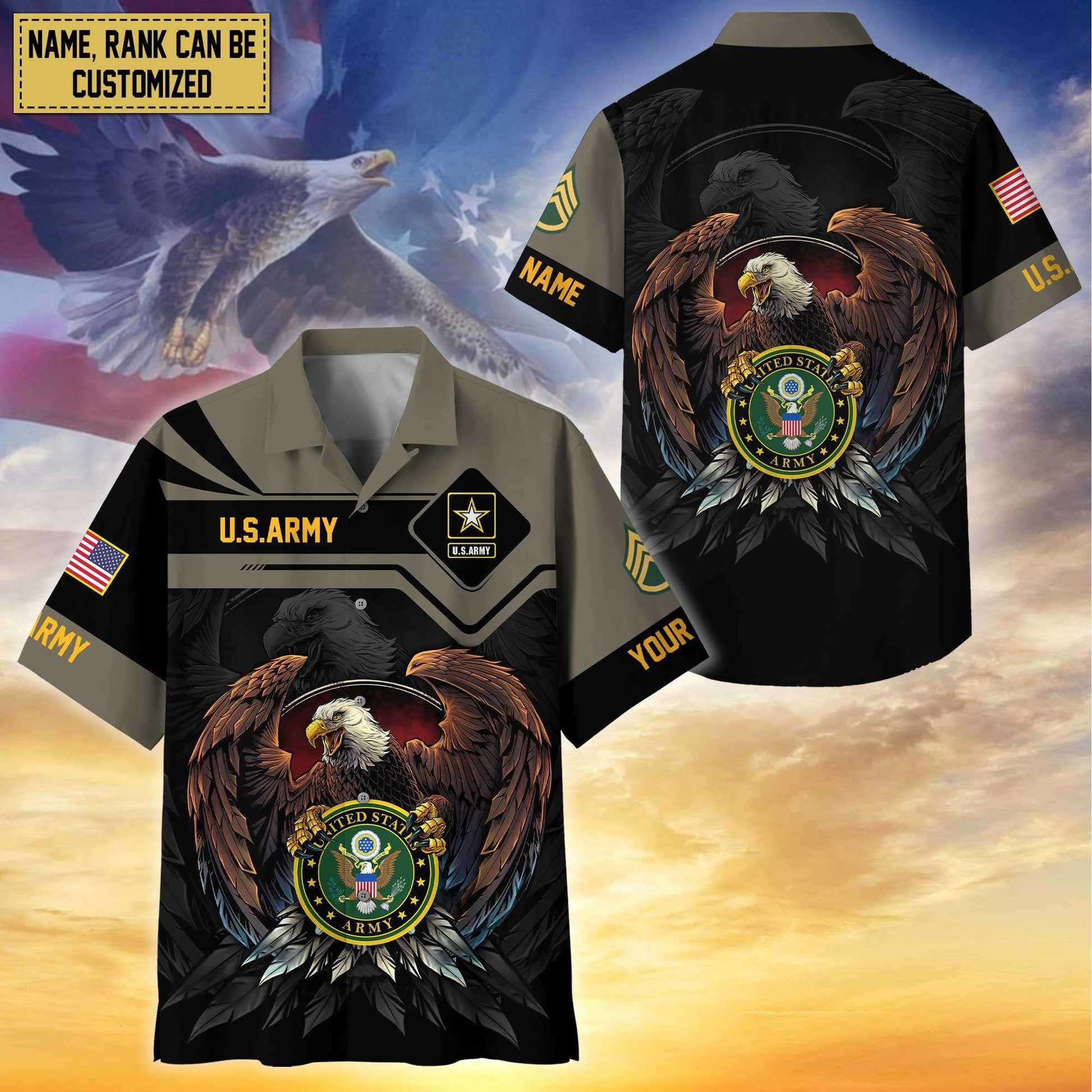 Premium Personalized Proudly Served US Veterans Hawaiian Shirt APHN310712