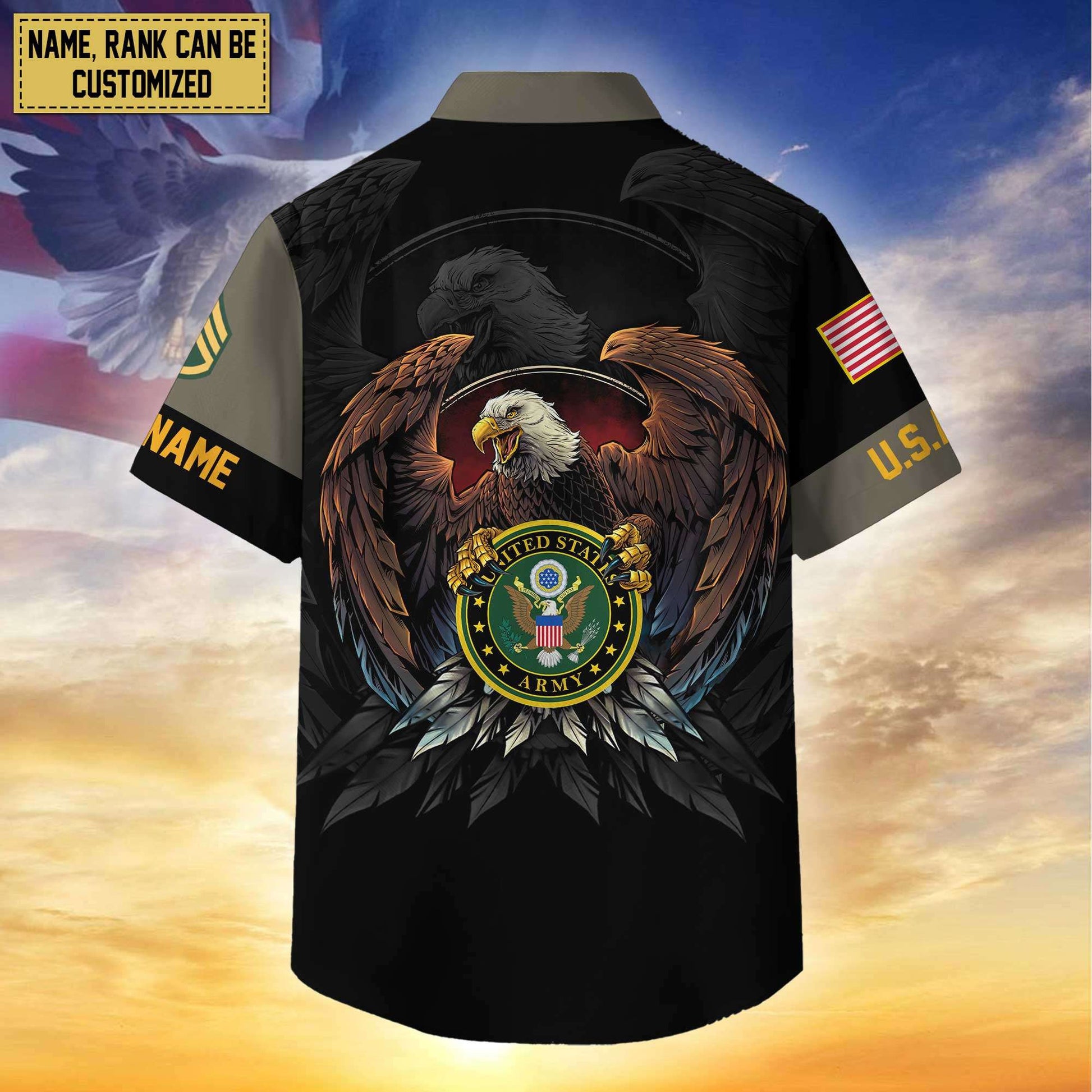 Premium Personalized Proudly Served US Veterans Hawaiian Shirt APHN310712