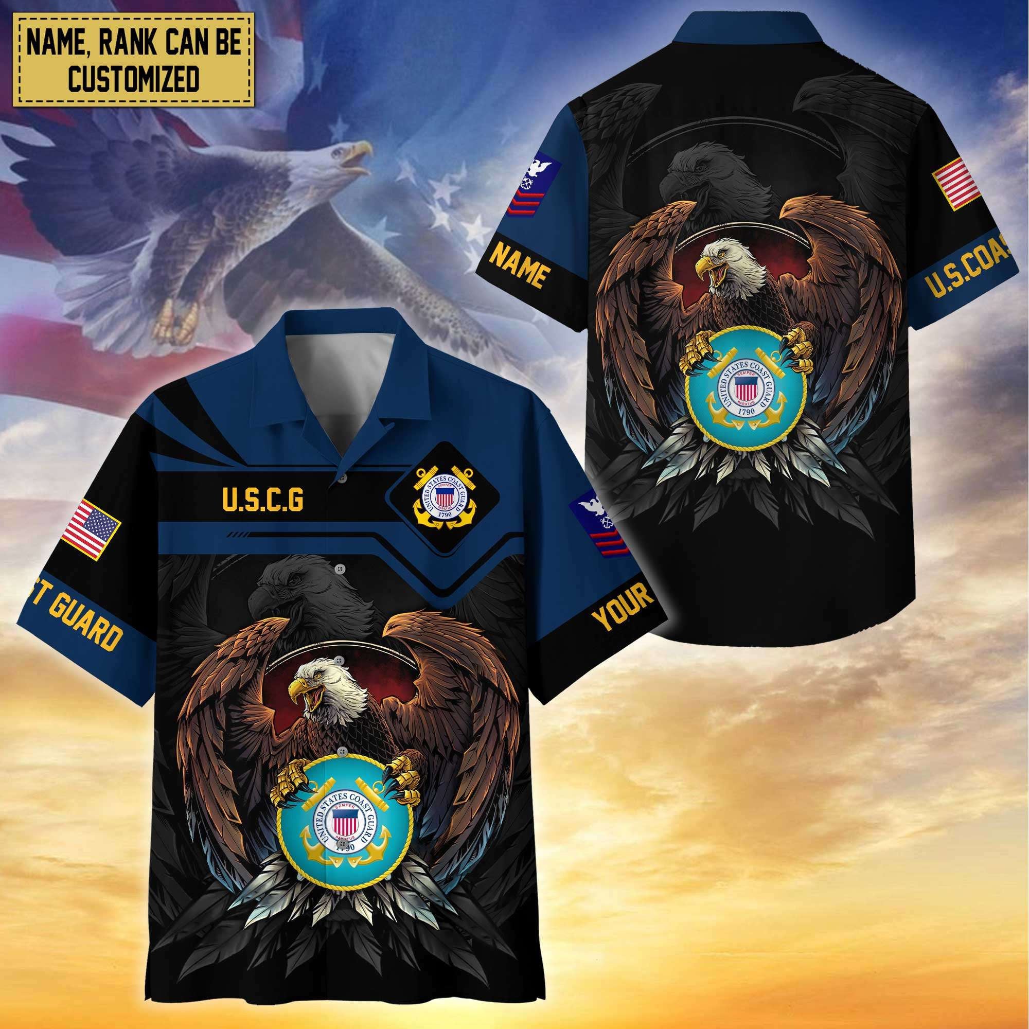 Premium Personalized Proudly Served US Veterans Hawaiian Shirt APHN310712