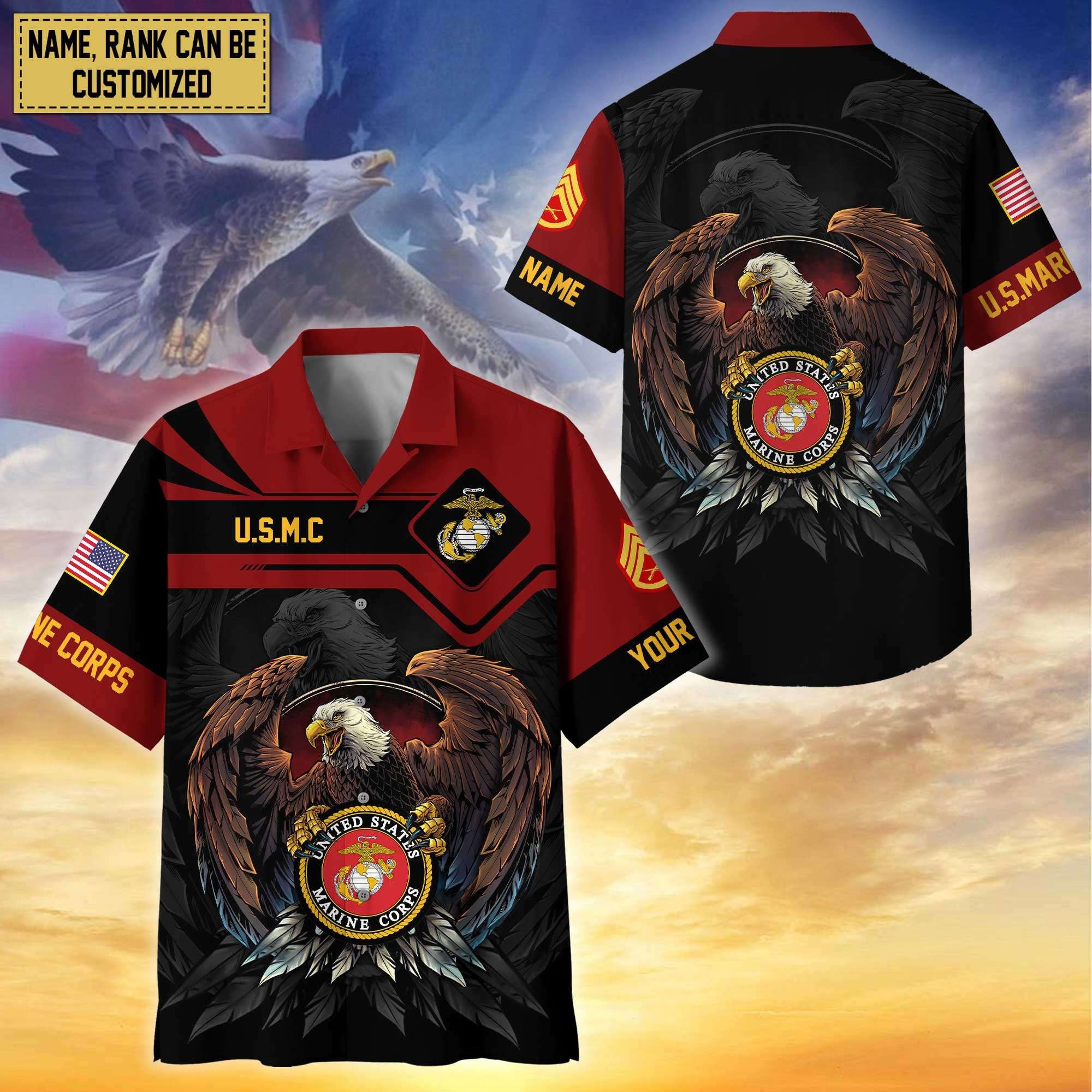 Premium Personalized Proudly Served US Veterans Hawaiian Shirt APHN310712