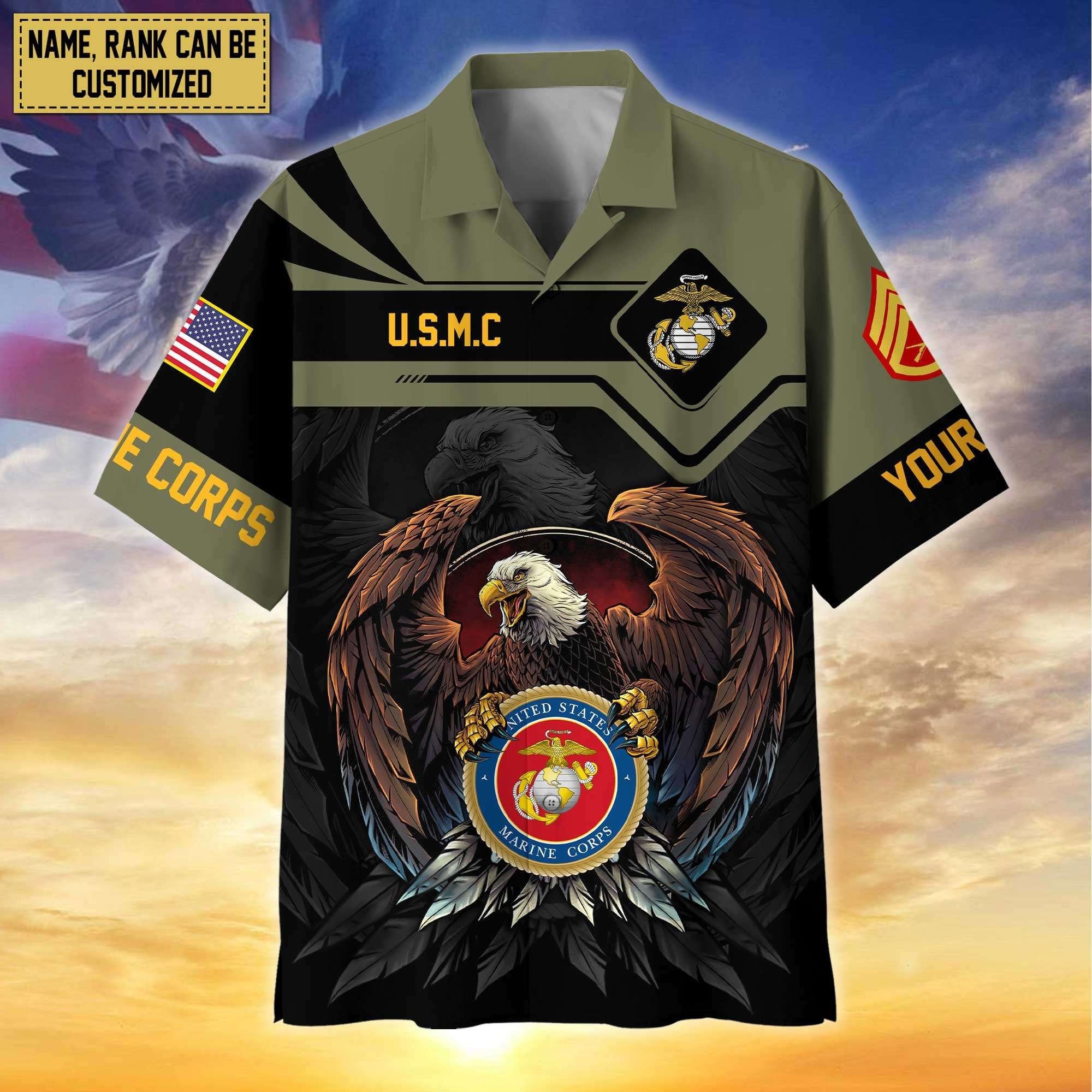 Premium Personalized Proudly Served US Veterans Hawaiian Shirt APHN310712